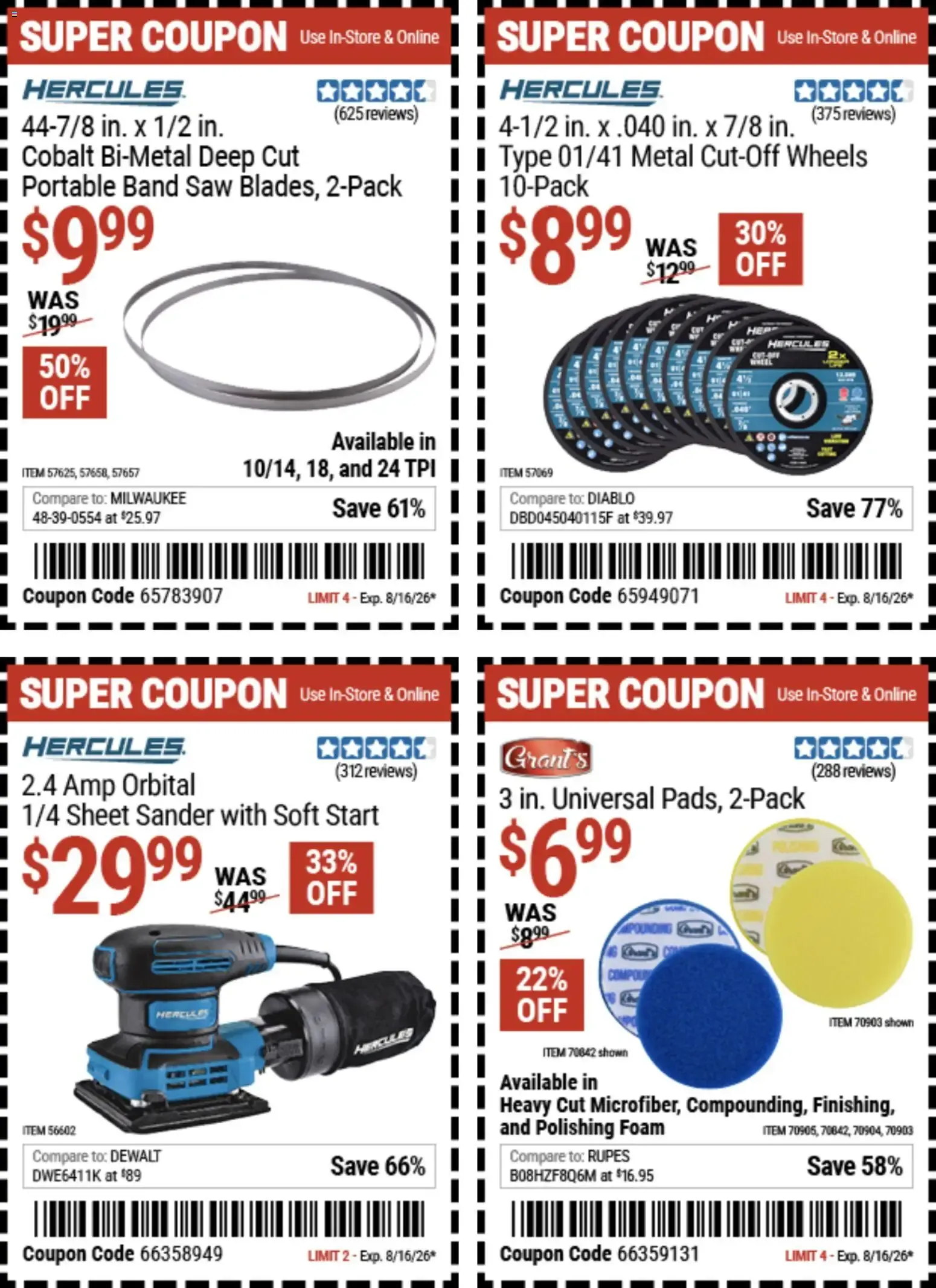 Weekly ad Harbor Freight Weekly Ad (08/03 - 08/16 2026) - Flyer from August 3 to August 16 2026 - Page 10