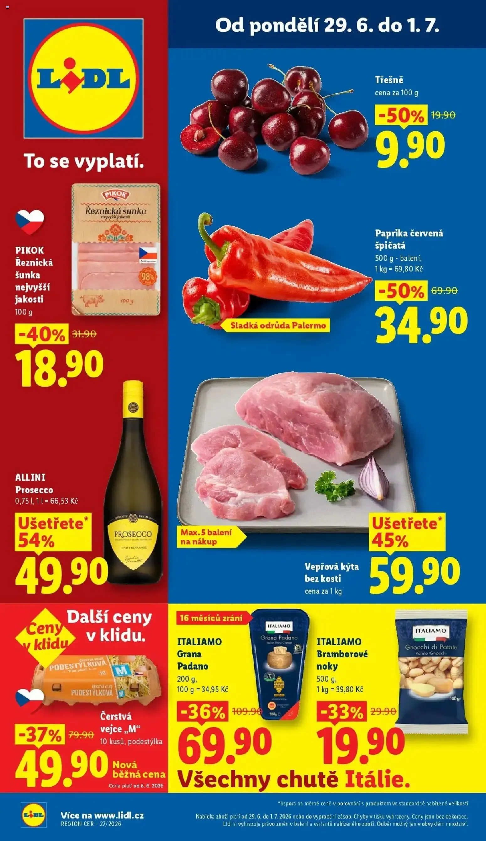 Lidl leták od 28.06.2026 - Nový akční leták - 29. června 1. července 2026 - Page 1