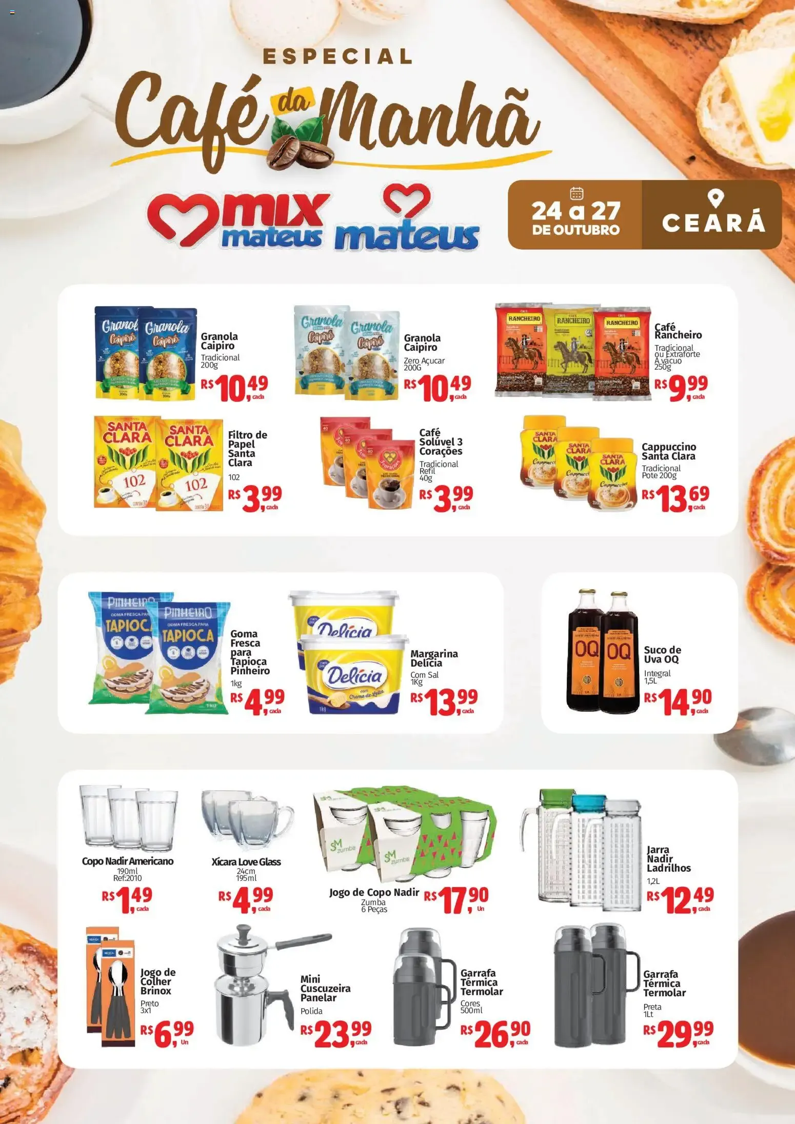 Encarte de Mateus ofertas Café da manhã de 24/10/2026 | Promoções Online 24 de outubro até 27 de outubro 2026 - Pagina 1