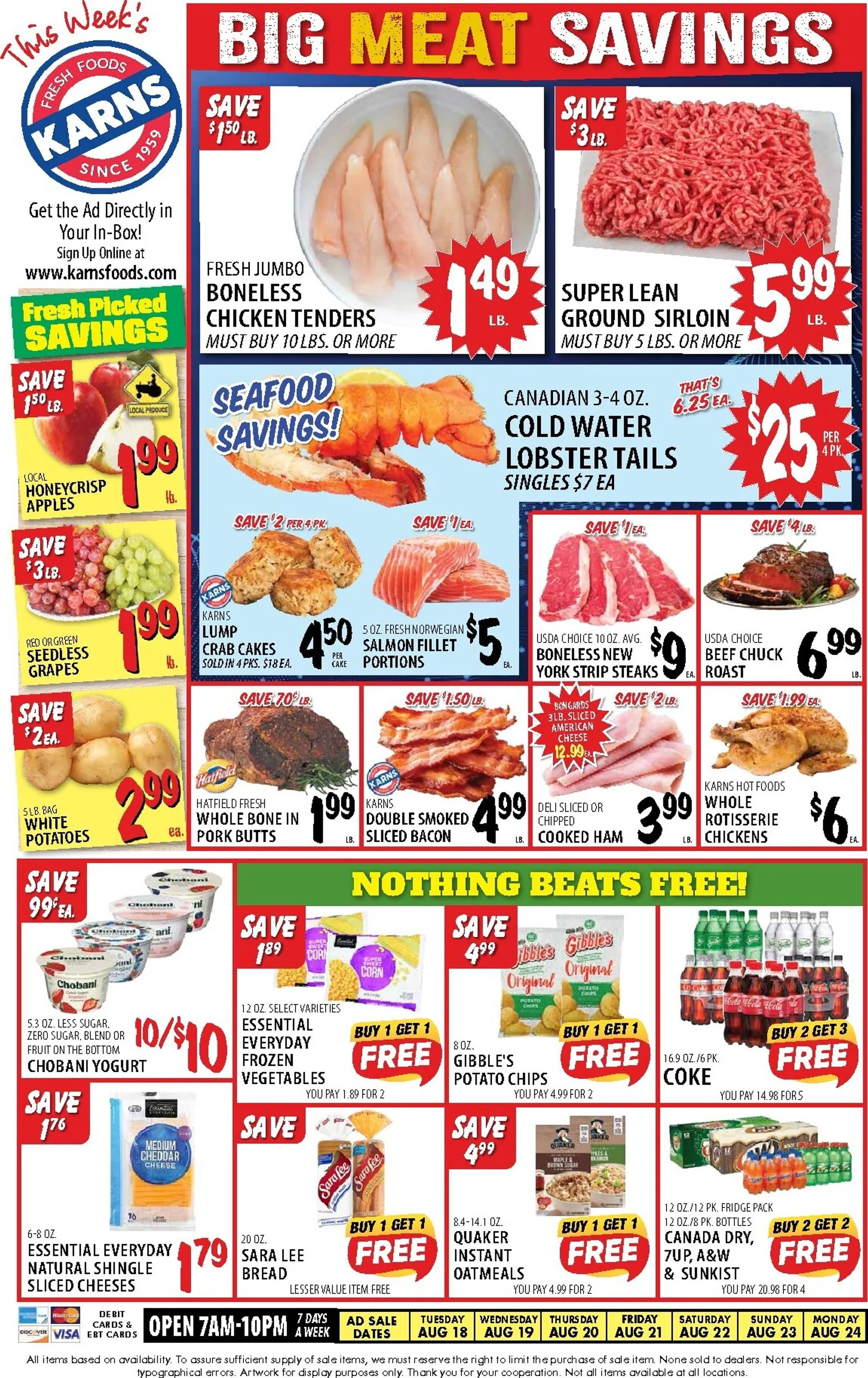 Karns - Big Meat Savings