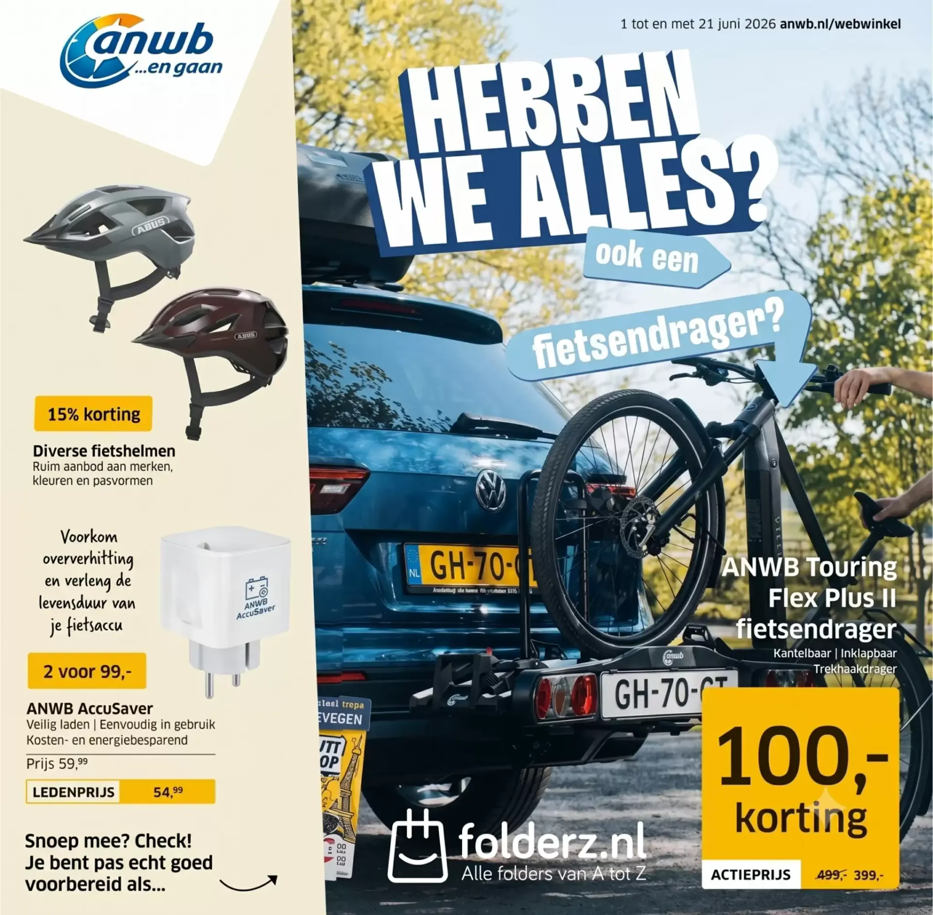 ANWB folder van 1 juni tot 21 juni 2026 - Folder pagina 1