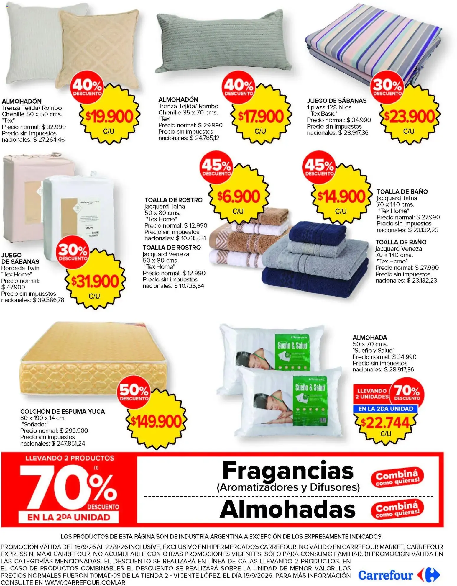 Ofertas de Carrefour Ofertas || del 16/09/2026 - 22/09/2026 || Promociones 16 de septiembre al 22 de septiembre 2026 - Página 25 del catálogo