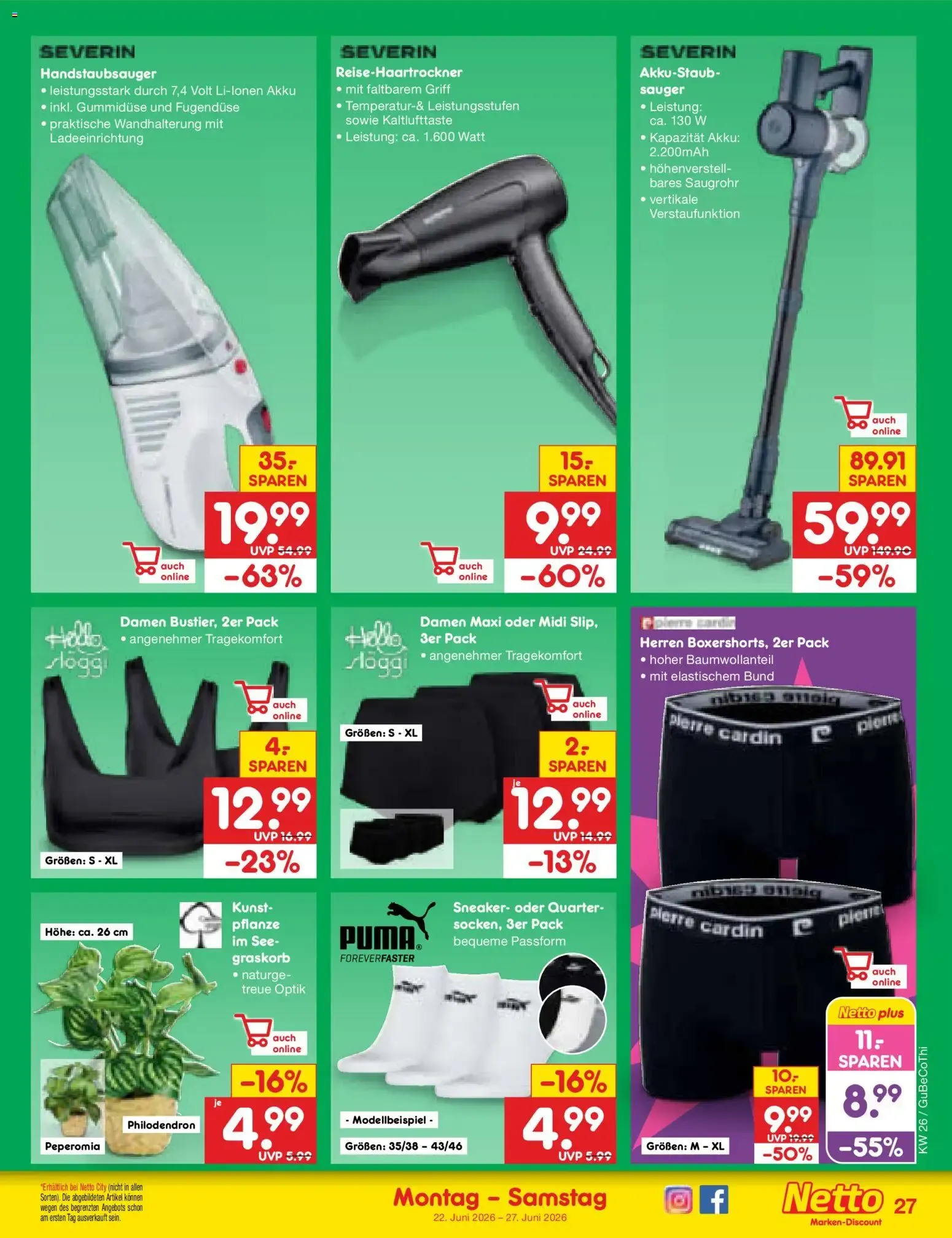 Netto Marken-Discount Prospekt (ab 22.06.2026) » Angebote von 22. Juni bis 27. Juni 2026 - Prospekt seite 39