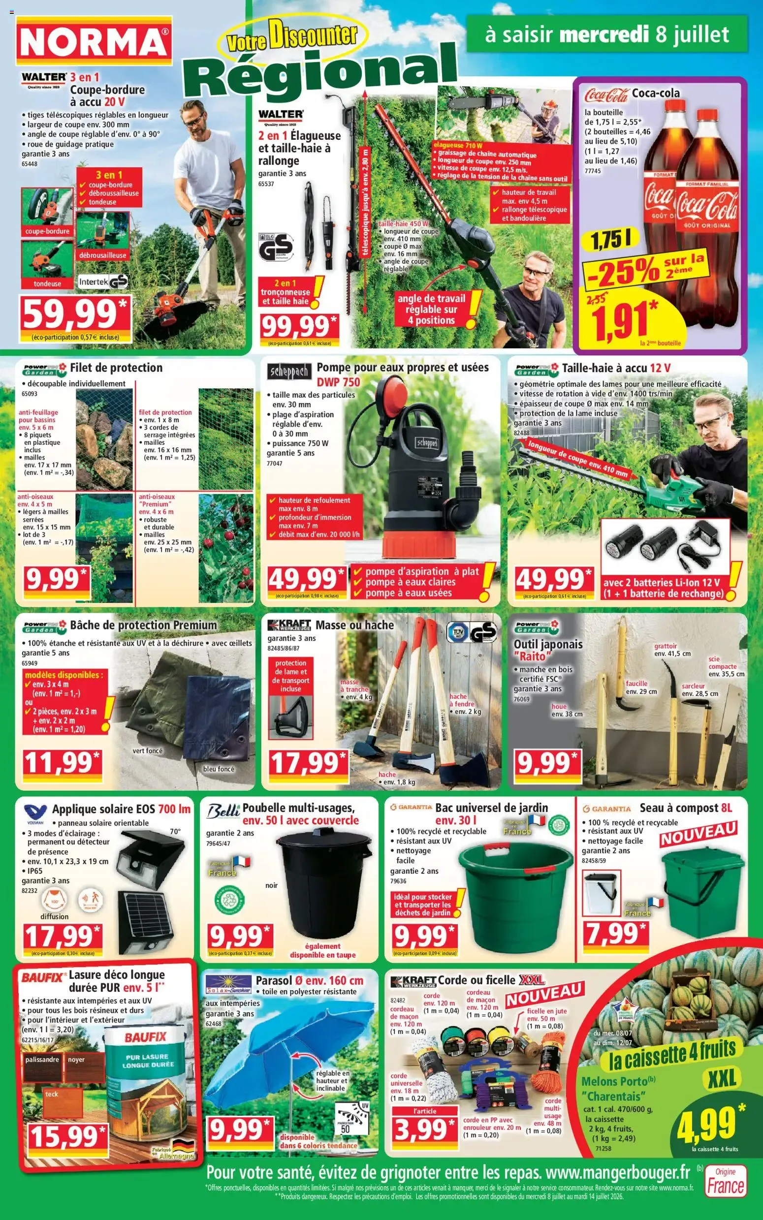 NORMA Votre Discounter Régional du 8 juillet au 14 juillet 2026 - Catalogue page 1