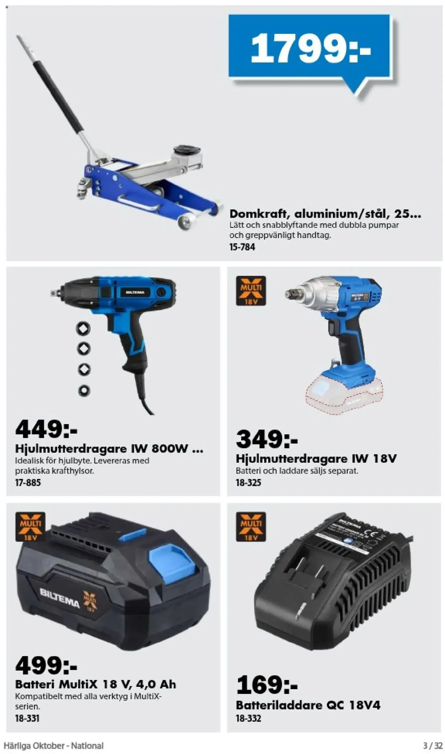 Biltema från 25 september till 22 oktober 2026 - Reklamblad sidor 3
