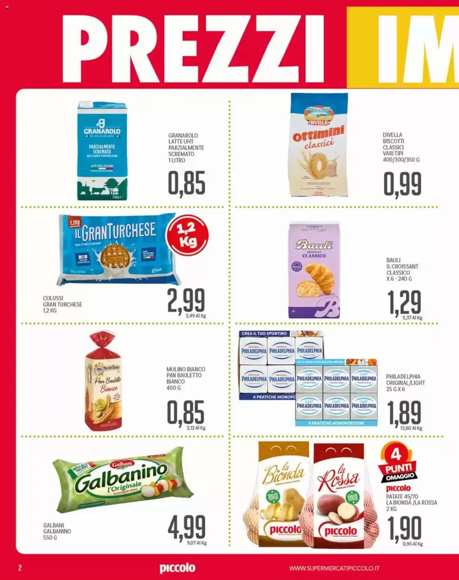 Piccolo volantino dal 27/07/2026 - online Offerte da 27 luglio a 12 agosto di 2026 - Pagina del volantino 2
