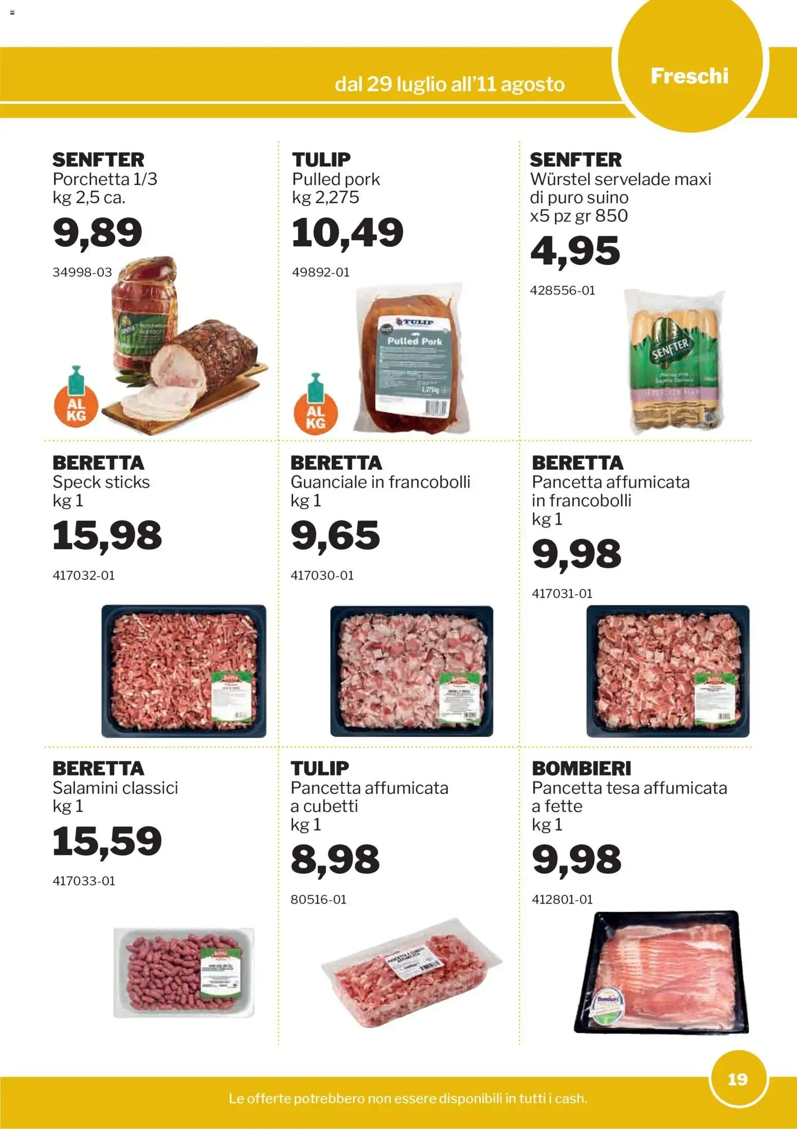 GrosMarket Promozioni da 29 luglio a 11 agosto di 2026 - Pagina del volantino 19