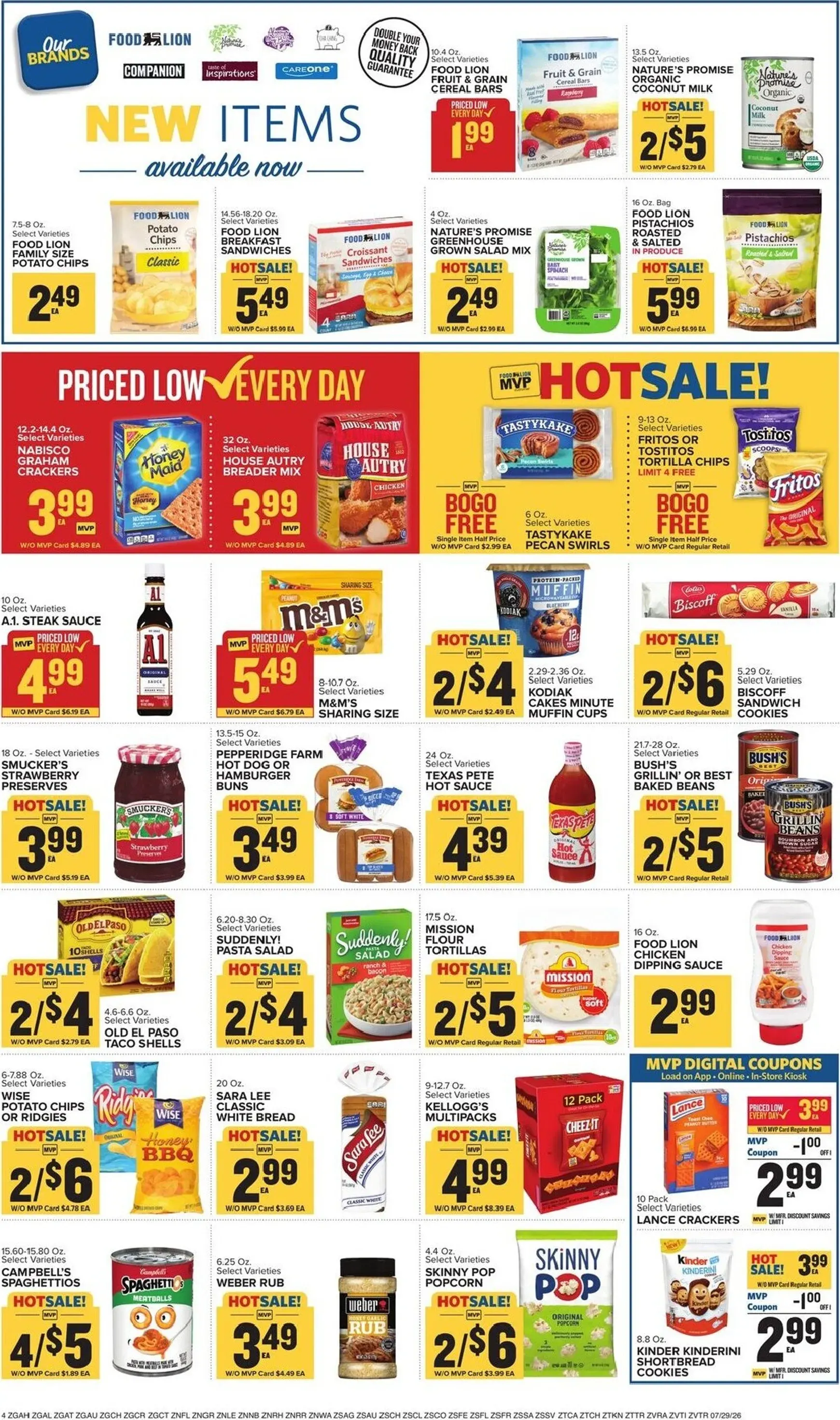 Weekly ad Current Food Lion leaflet valid from Wednesday 07/29/2026 to Tuesday 08/04/2026 from July 29 to August 4 2026 - Page 8