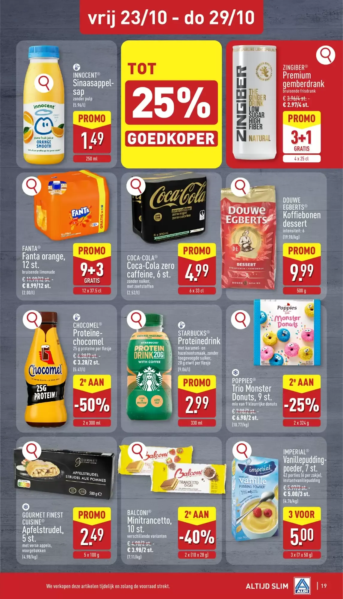 ALDI Folder van ma 19/10 t.e.m. zat 24/10 van 19 oktober tot 24 oktober 2026 - folder pagina 19