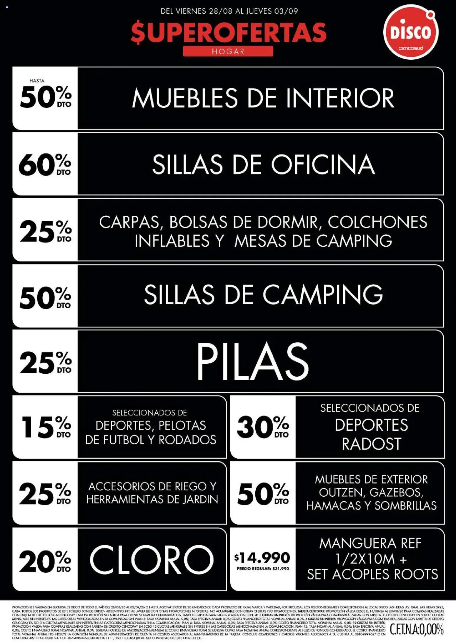 Ofertas de Disco Superofertas Hogar 28 de agosto al 2 de septiembre 2026 - Página 4 del catálogo