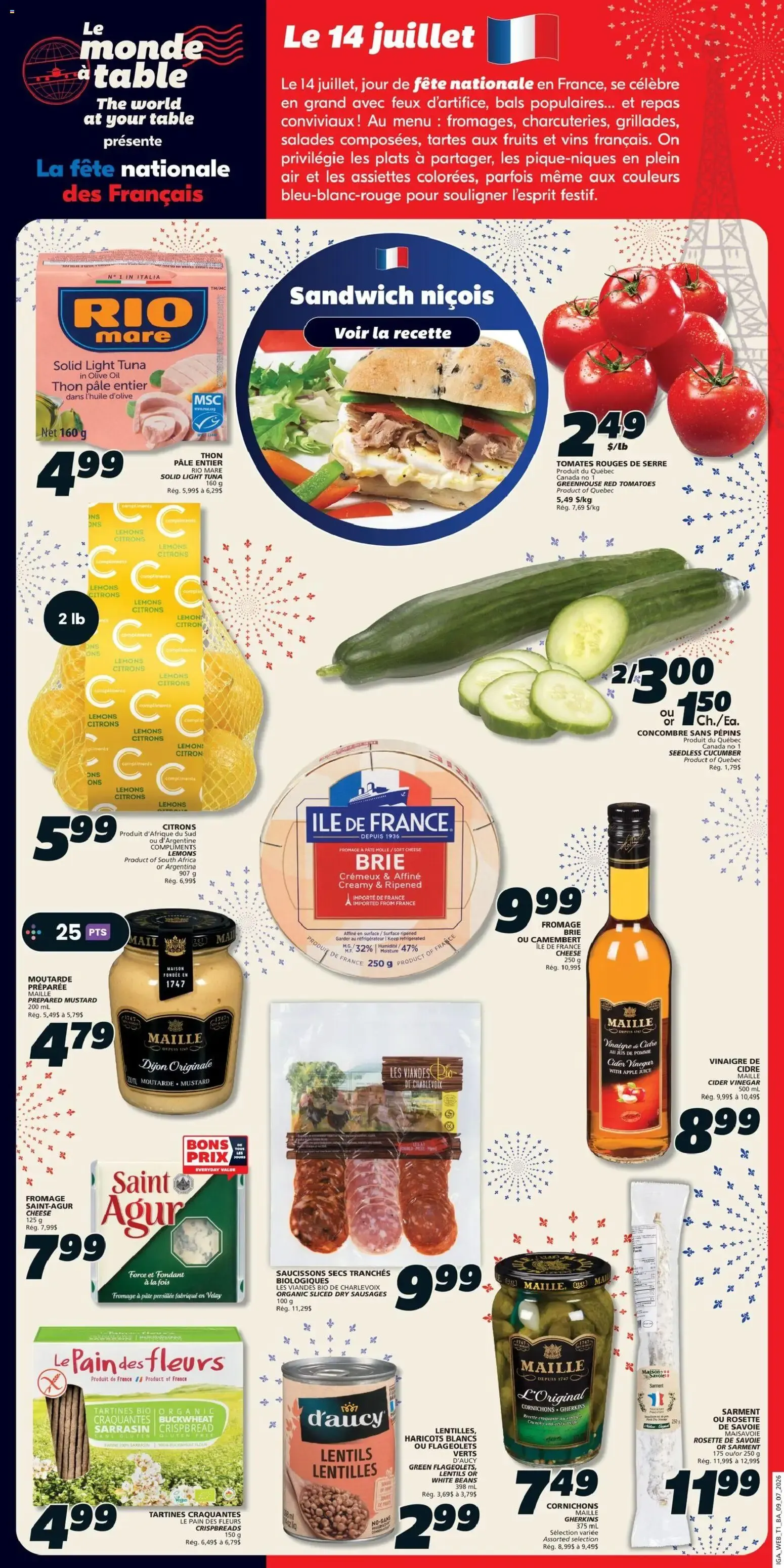 IGA weekly flyer / circulaire from Jul 9, 2026 > weekly specials & deals from July 9 to July 15 2026 - flyer page 15