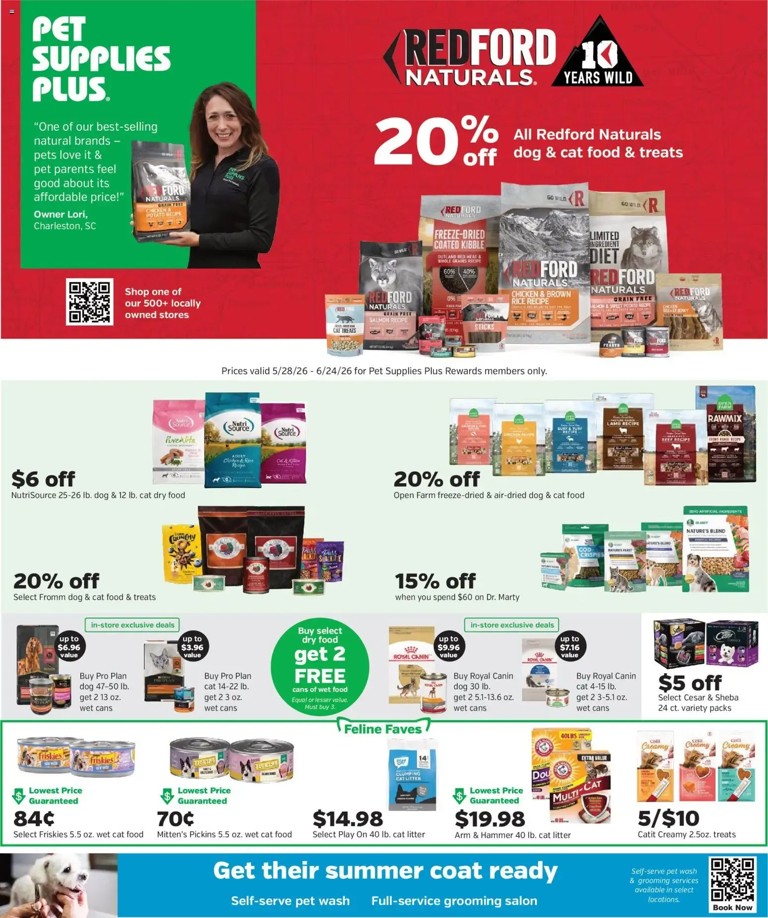 Weekly ad Pet Supplies Plus Weekly Ad from 05/28/2026 - Flyer from May 28 to June 24 2026 - Page 1