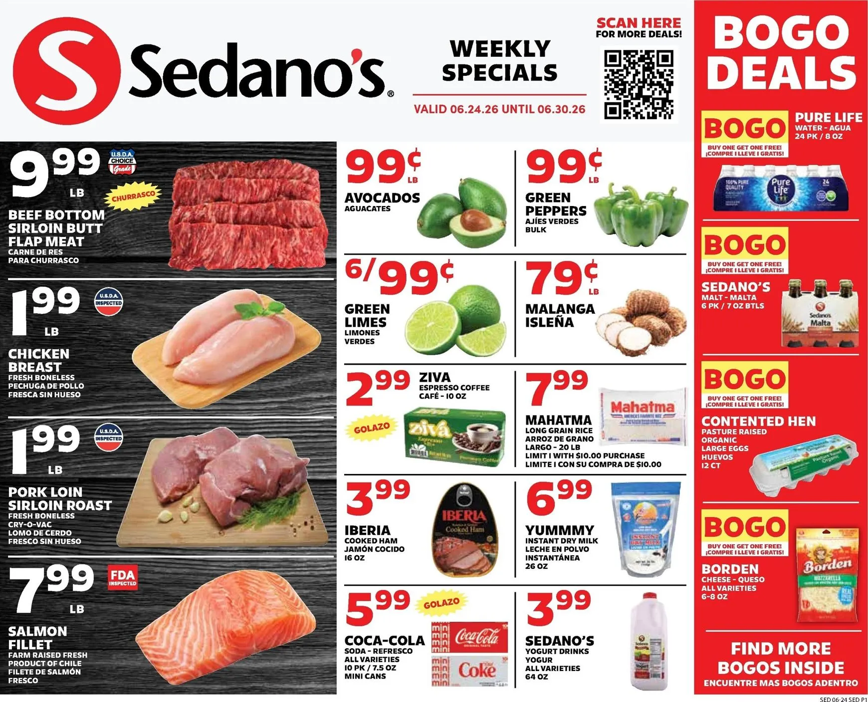 Sedano's Weekly Specials