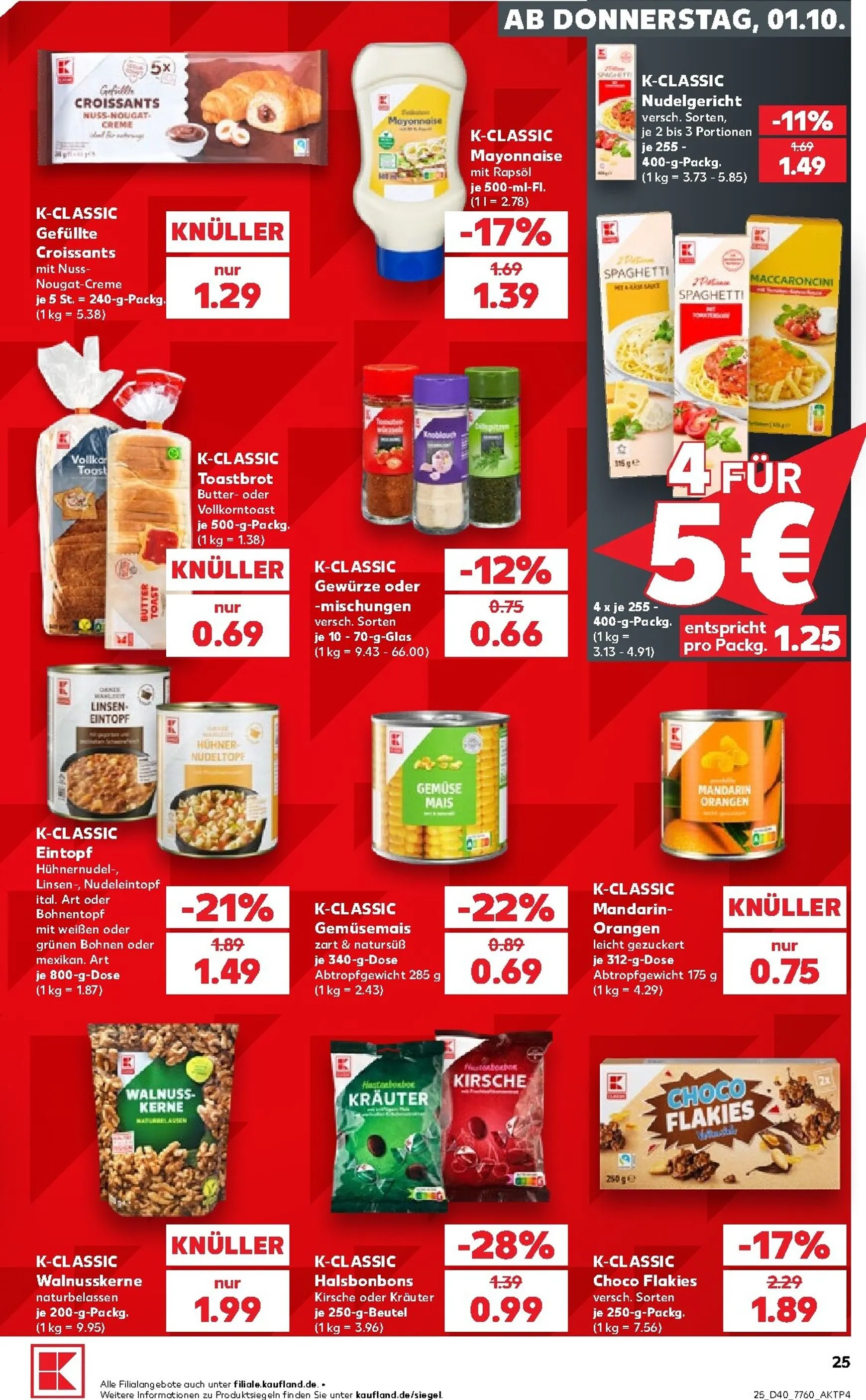 Neuer Kaufland Prospekt – von Donnerstag 01.10.2026 bis Mittwoch 07.10.2026 von 1. Oktober bis 7. Oktober 2026 - Prospekt seite 26