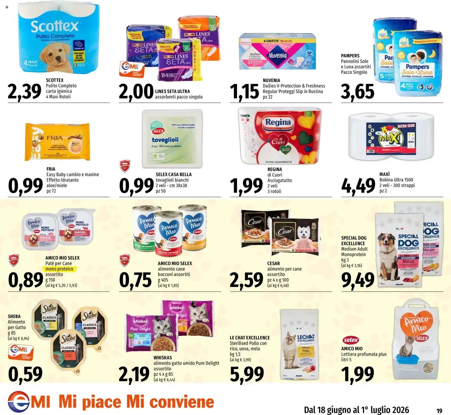 EMI volantino dal 18/06/2026 - online Offerte da 18 giugno a 1 luglio di 2026 - Pagina del volantino 19