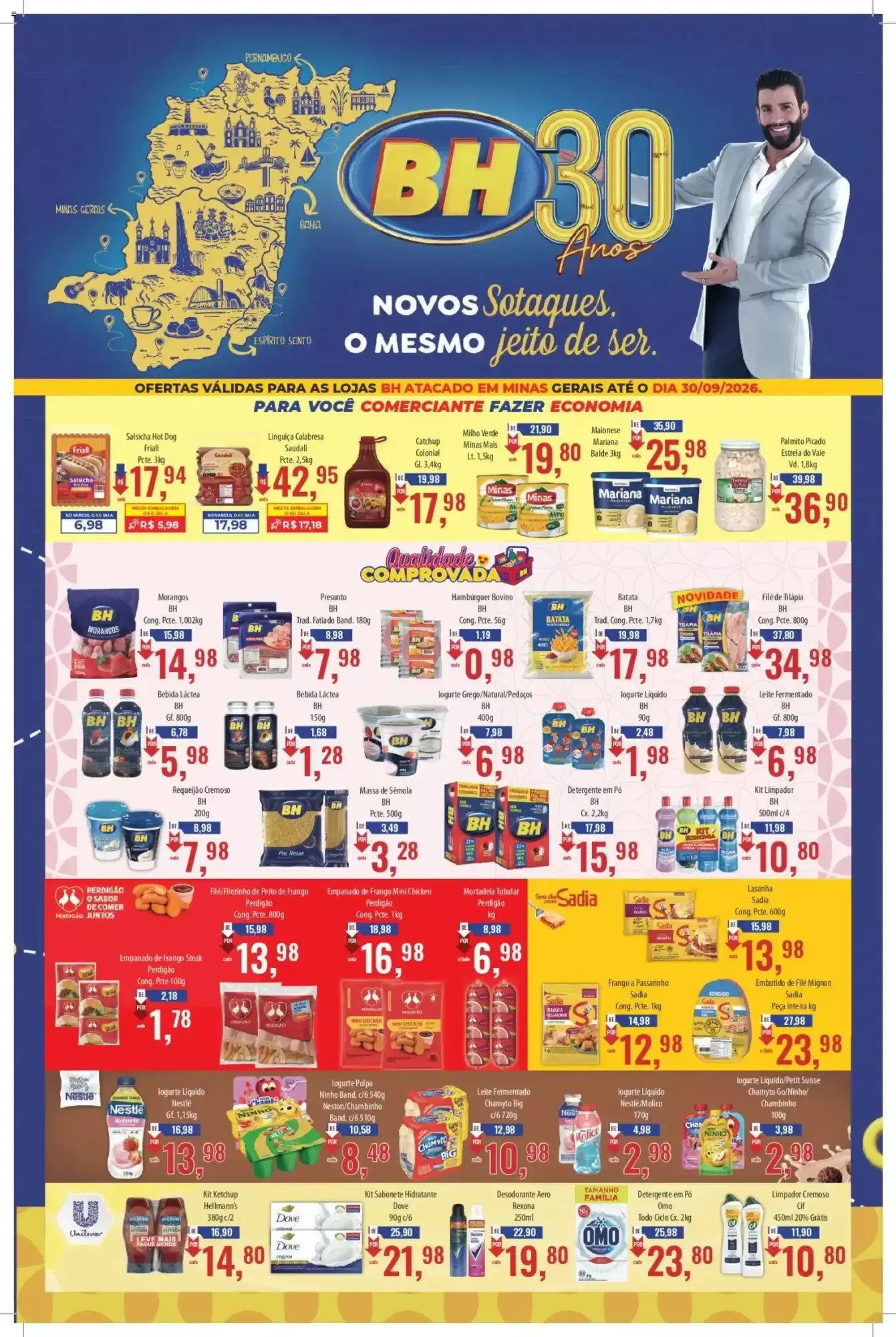 Encarte de BH Atacado - 30 Aniversario: Ofertas 16 de setembro até 30 de setembro 2026 - Pagina 1