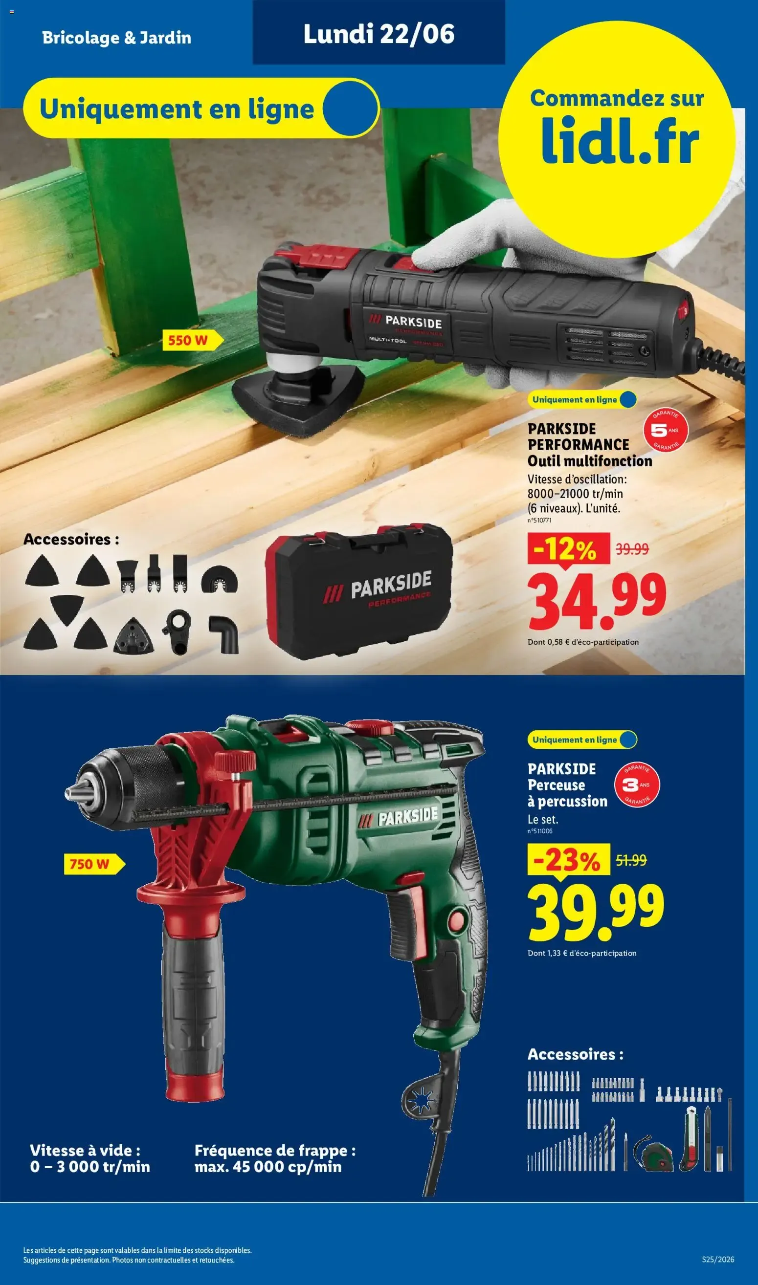 Catálogo LIDL: Ofertas Web Exclusivas del 22/06 al 25/06 du 22 juin au 25 juin 2026 - Catalogue page 3