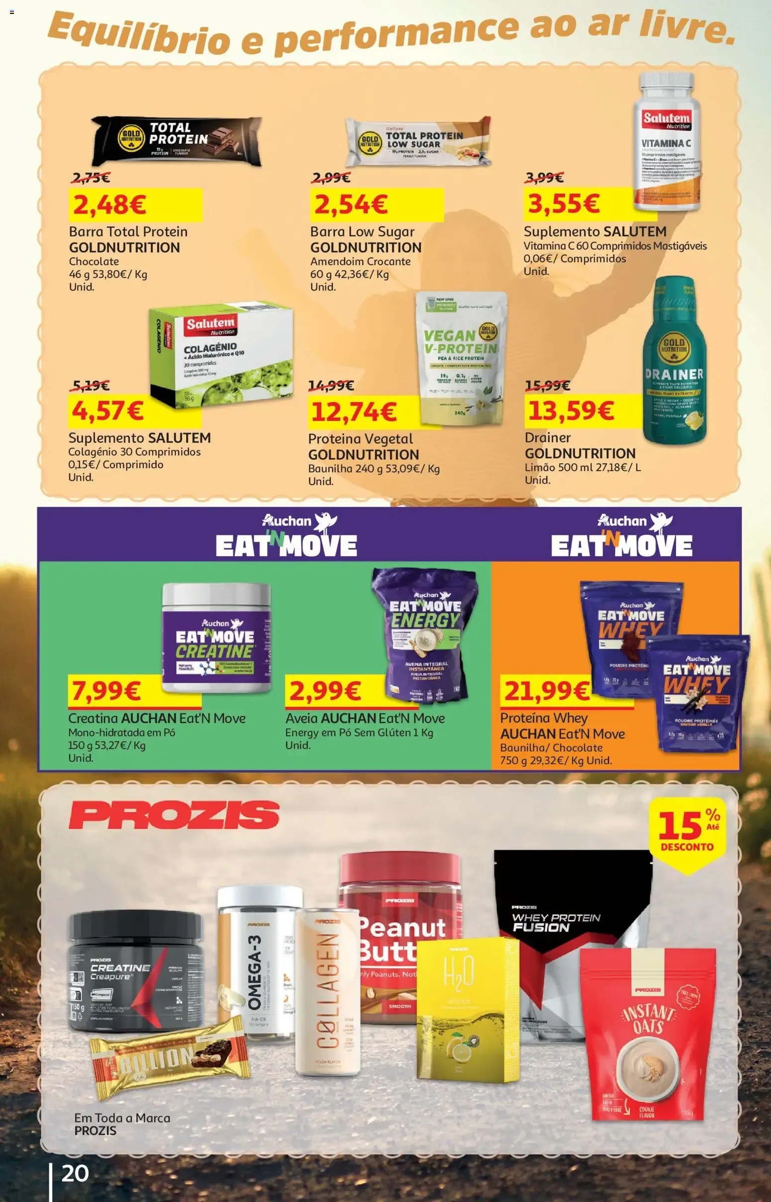 Folheto Auchan: Ser vizinho é ter sempre uma história para partilhar. LEGO y Geleira CAMPOS. de 7 de julho até 21 de julho 2026 - Pagina 20