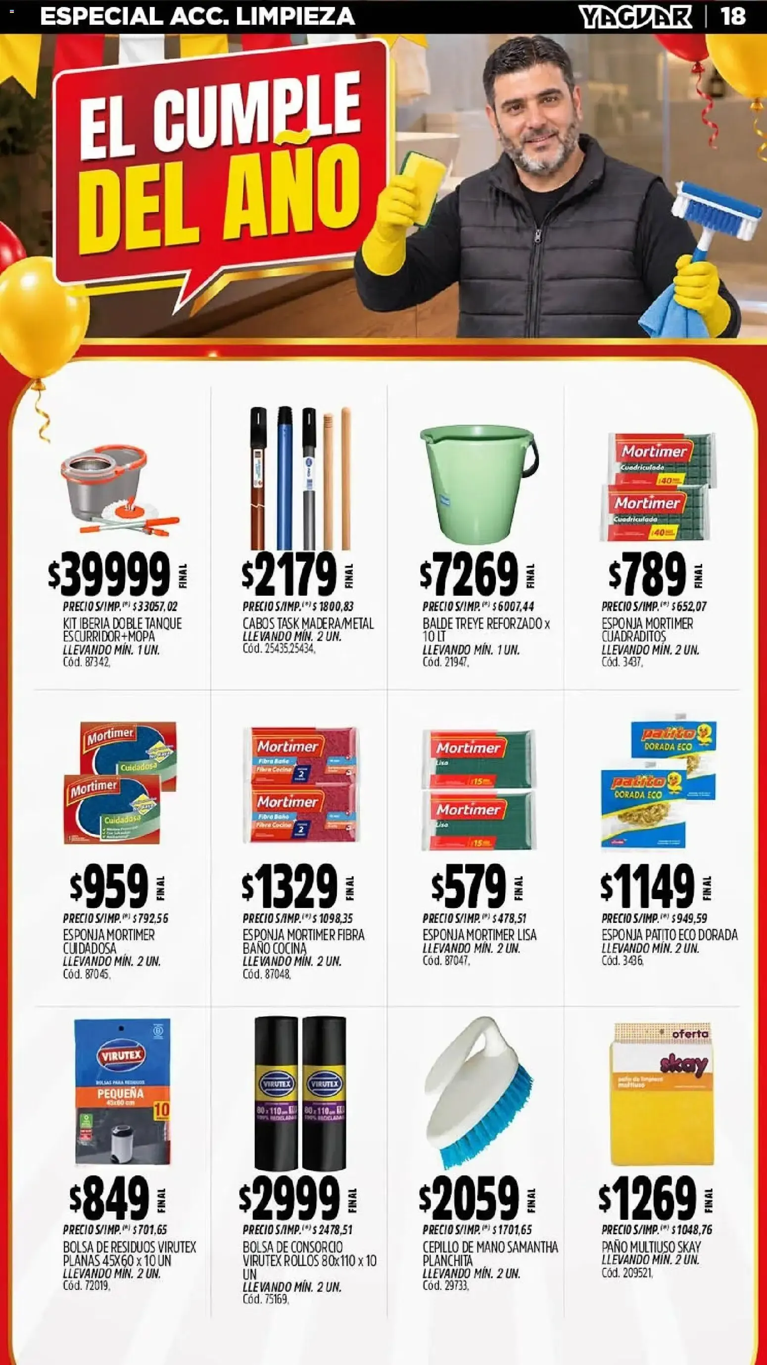 Ofertas de Mayorista Yaguar - El Cumple del Año 38 - Oferta Semanal Trelew 5 de octubre al 11 de octubre 2026 - Página 16 del catálogo