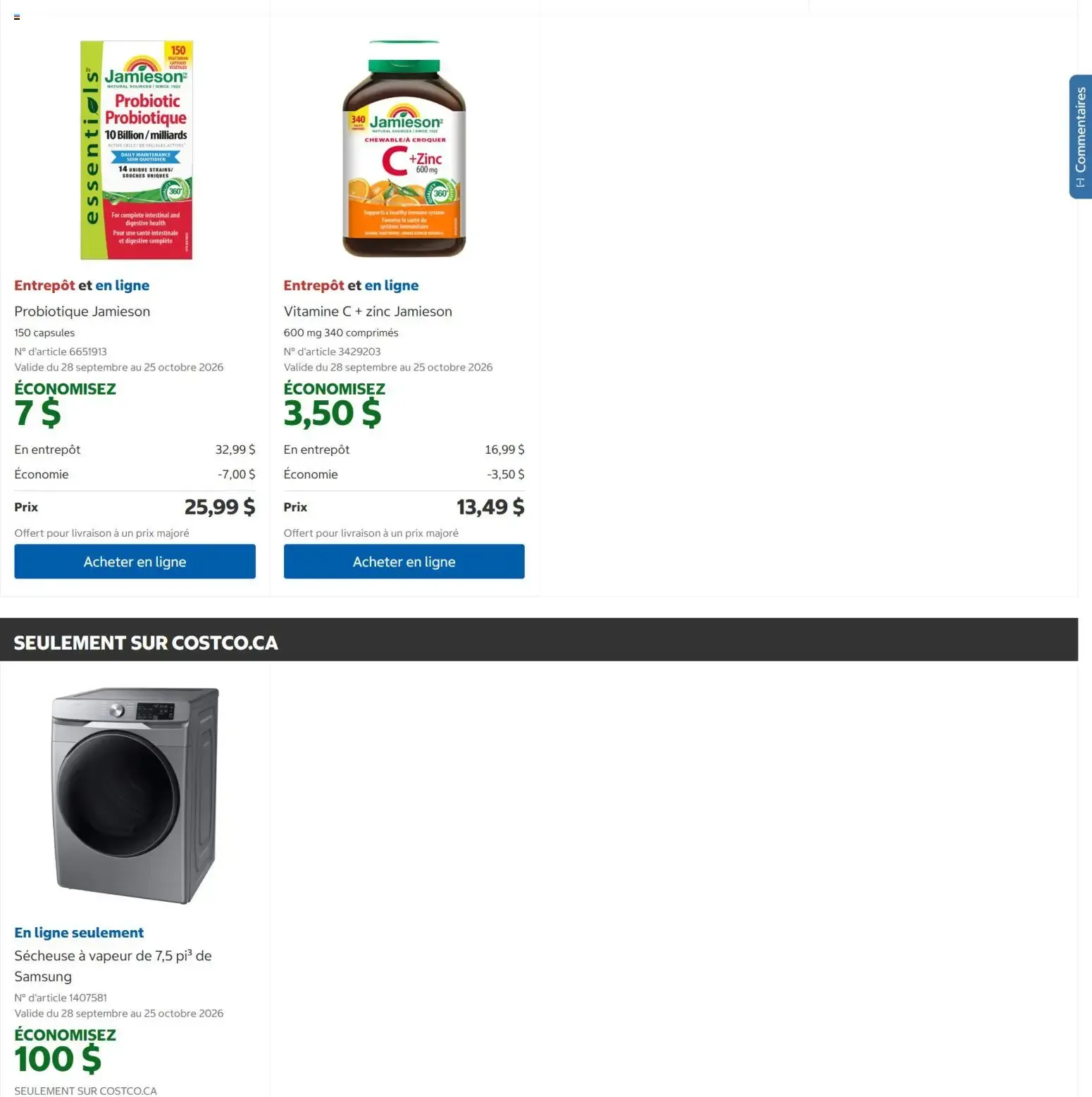 Costco circulaire from Oct 12, 2026 > weekly specials & deals from October 12 to October 25 2026 - flyer page 6