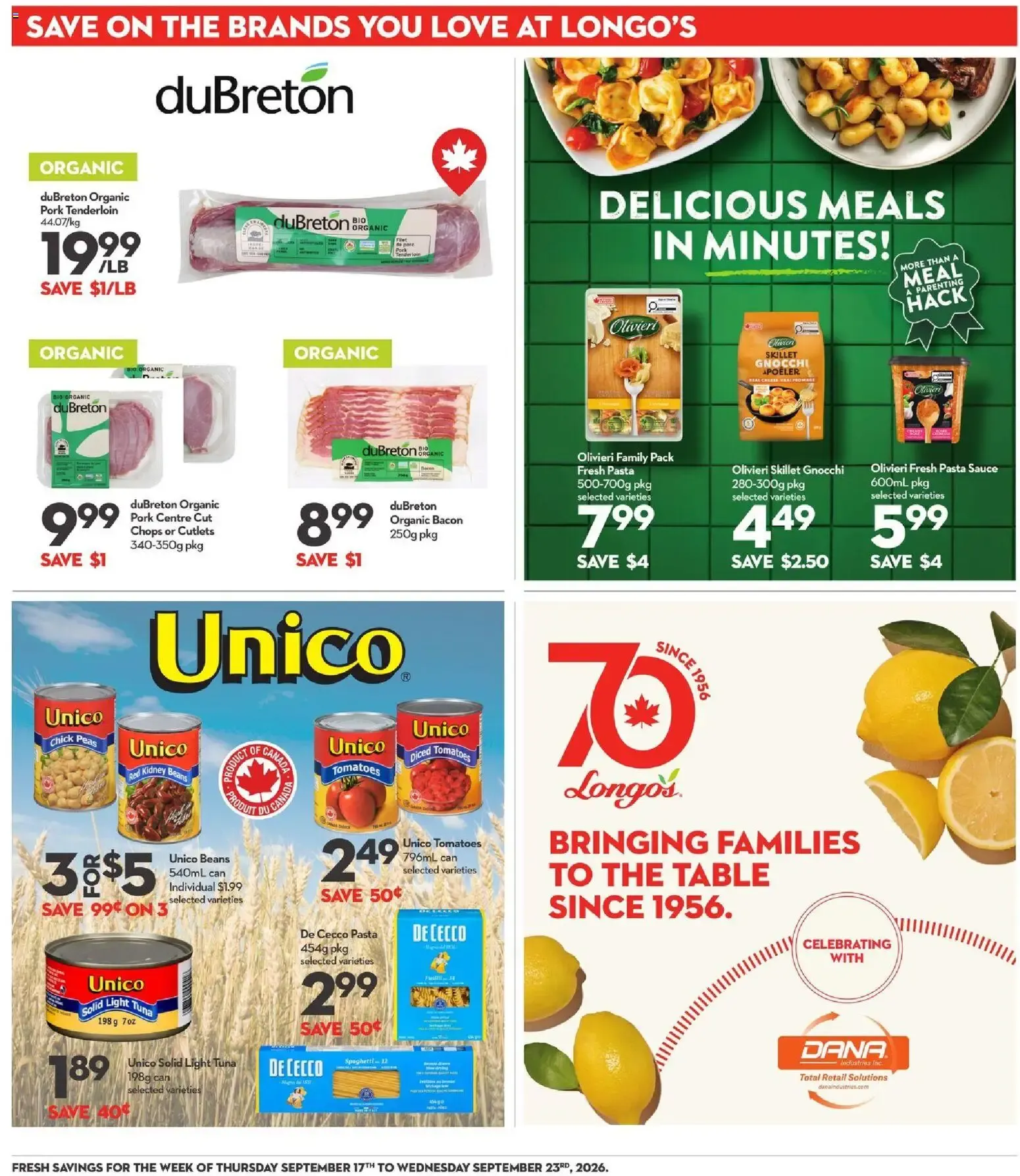 Longo's weekly flyer / circulaire from Sep 17, 2026 > weekly specials & deals from September 17 to September 23 2026 - flyer page 18