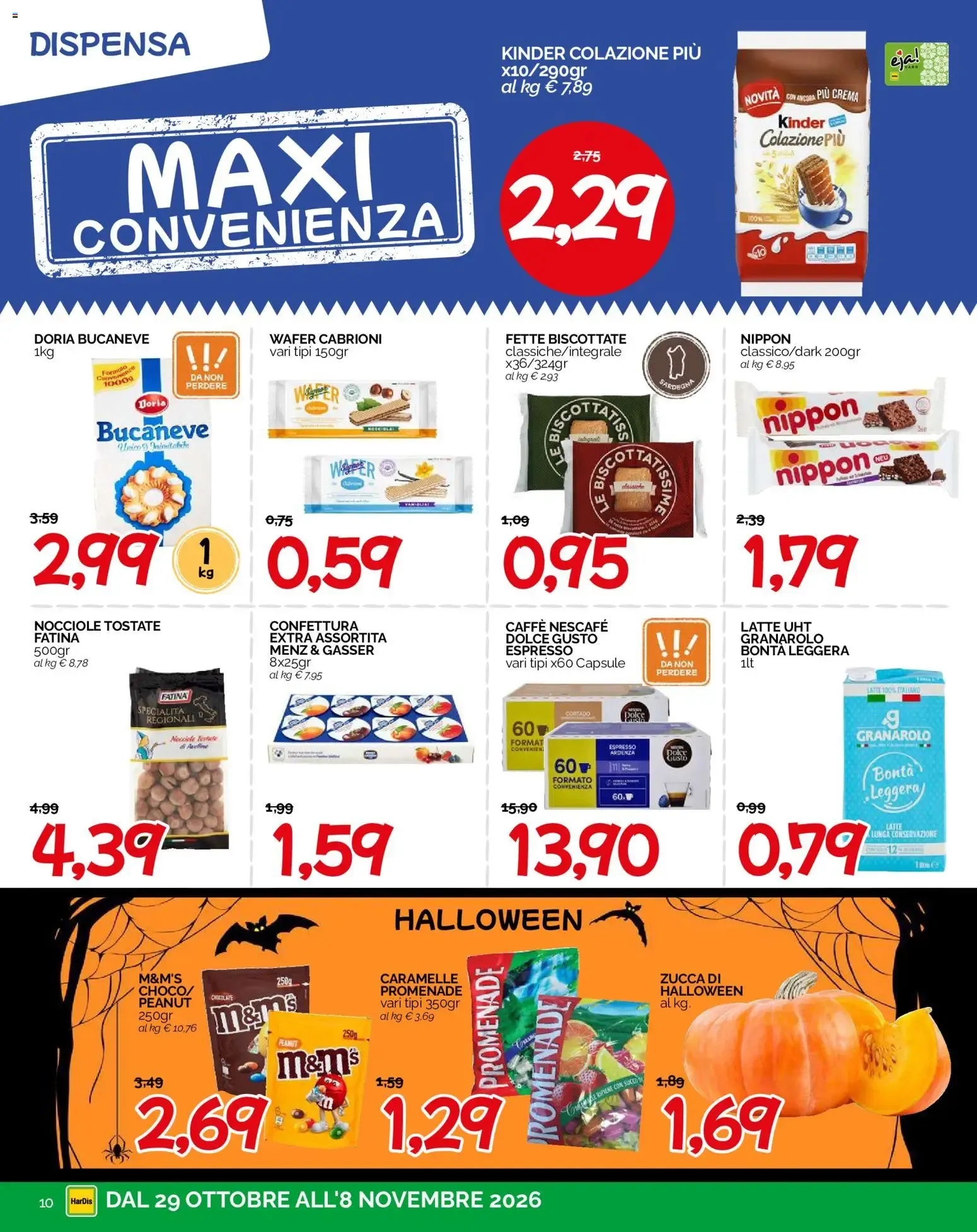 HarDis volantino dal 29/10/2026 - online Offerte da 29 ottobre a 8 novembre di 2026 - Pagina del volantino 10