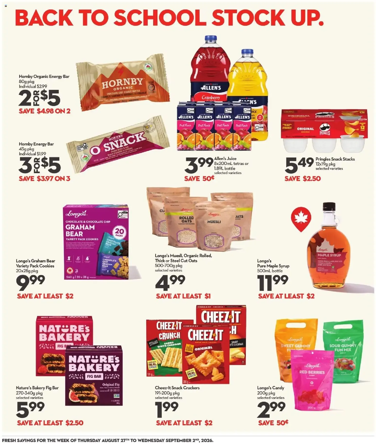 Longo's weekly flyer / circulaire from Aug 27, 2026 > weekly specials & deals from August 27 to September 2 2026 - flyer page 13