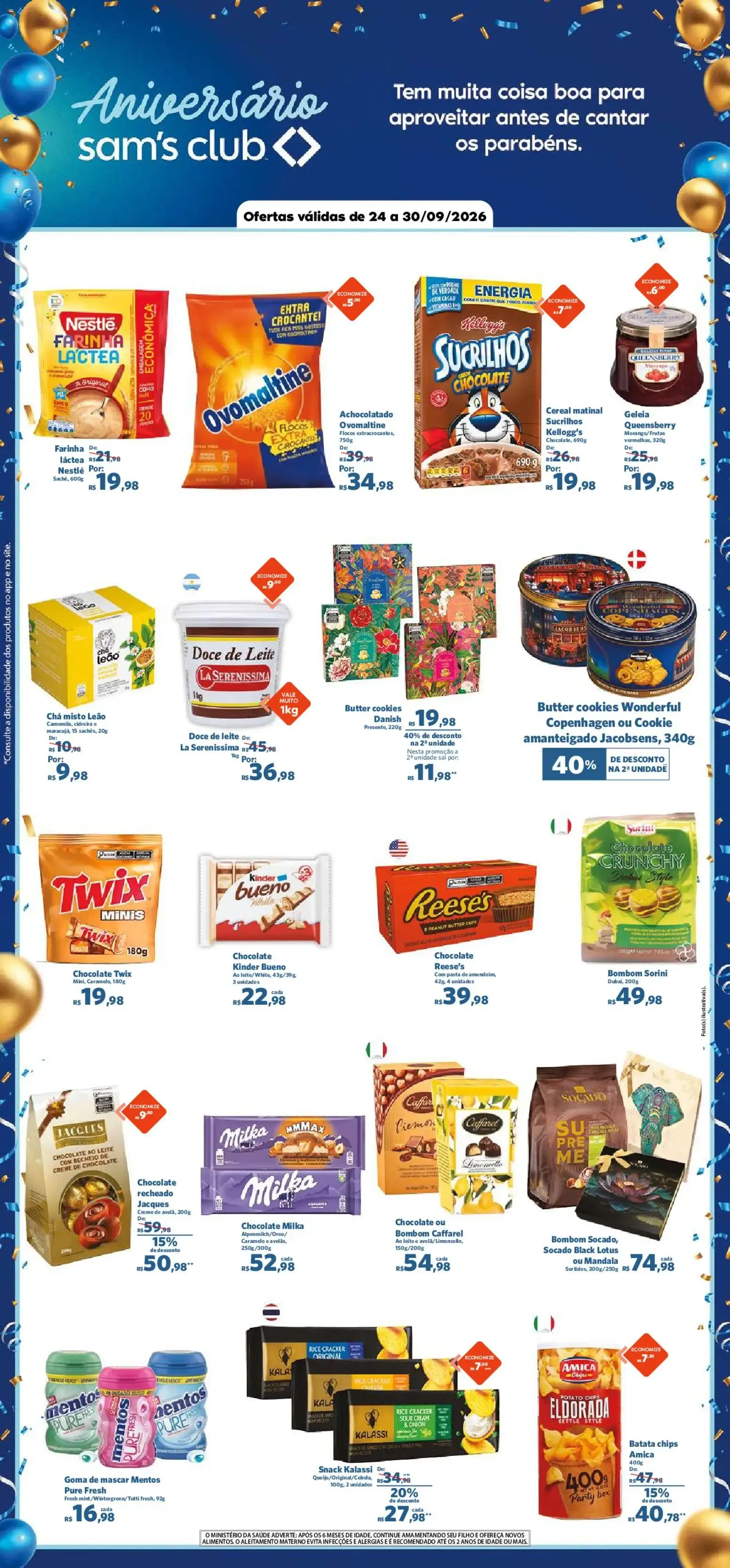 Encarte de Aniversário Sam's Club - Ofertas válidas de 24 a 30/09/2026 24 de setembro até 30 de setembro 2026 - Pagina 5