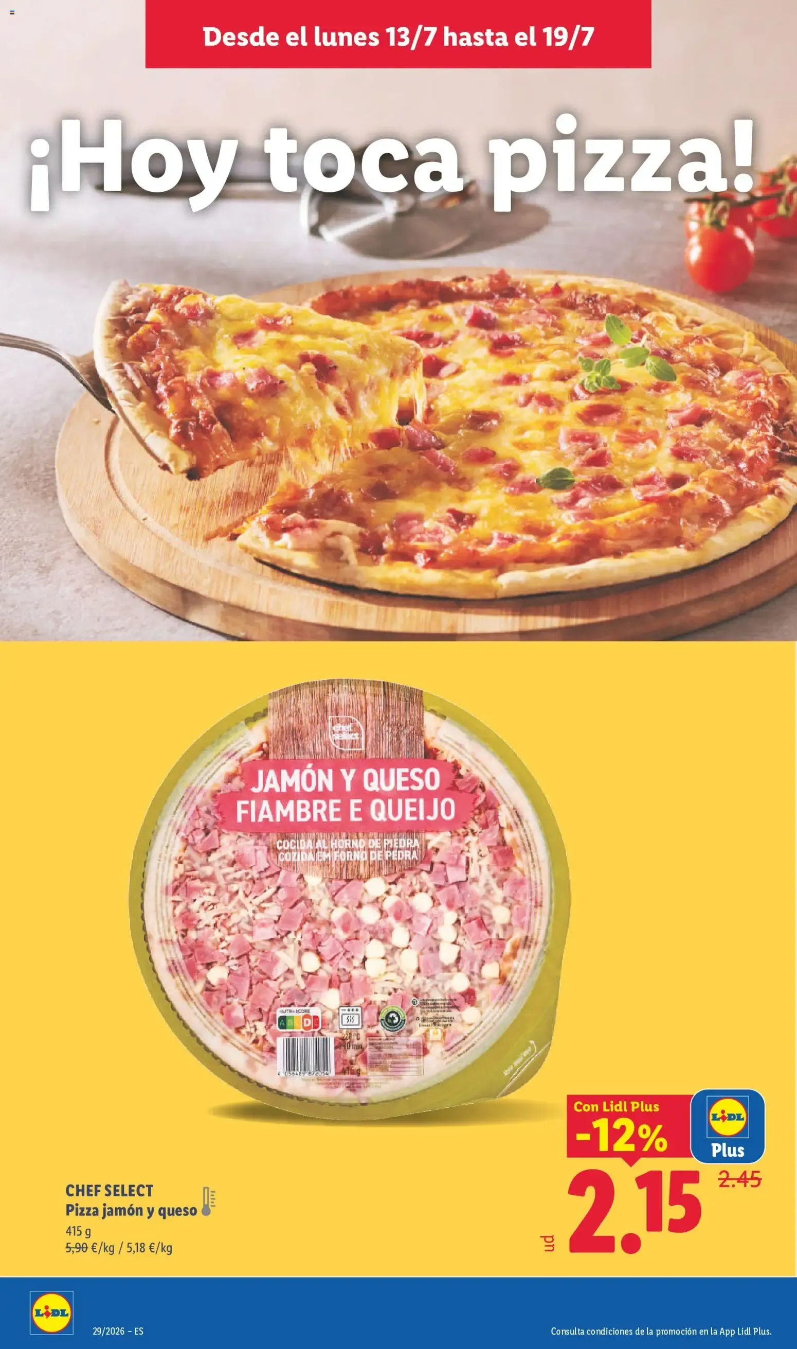 Catálogo de Lidl folleto del 13/07/2026 | Ofertas 13 de julio al 19 de julio 2026 - Página 14