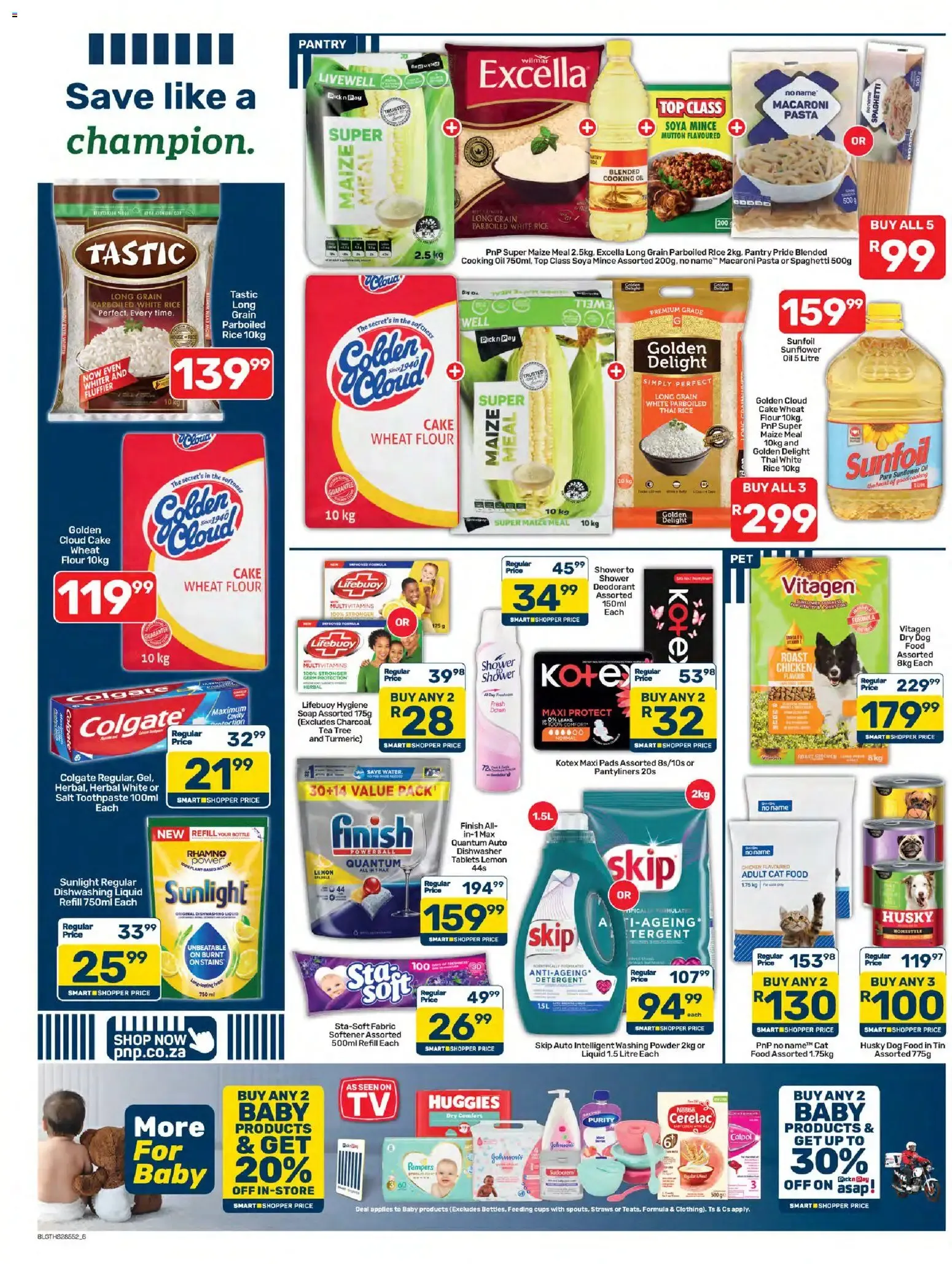 Pick n Pay - Save Like A Champion from 7 August to 24 August 2026 - Catalogue Page 6