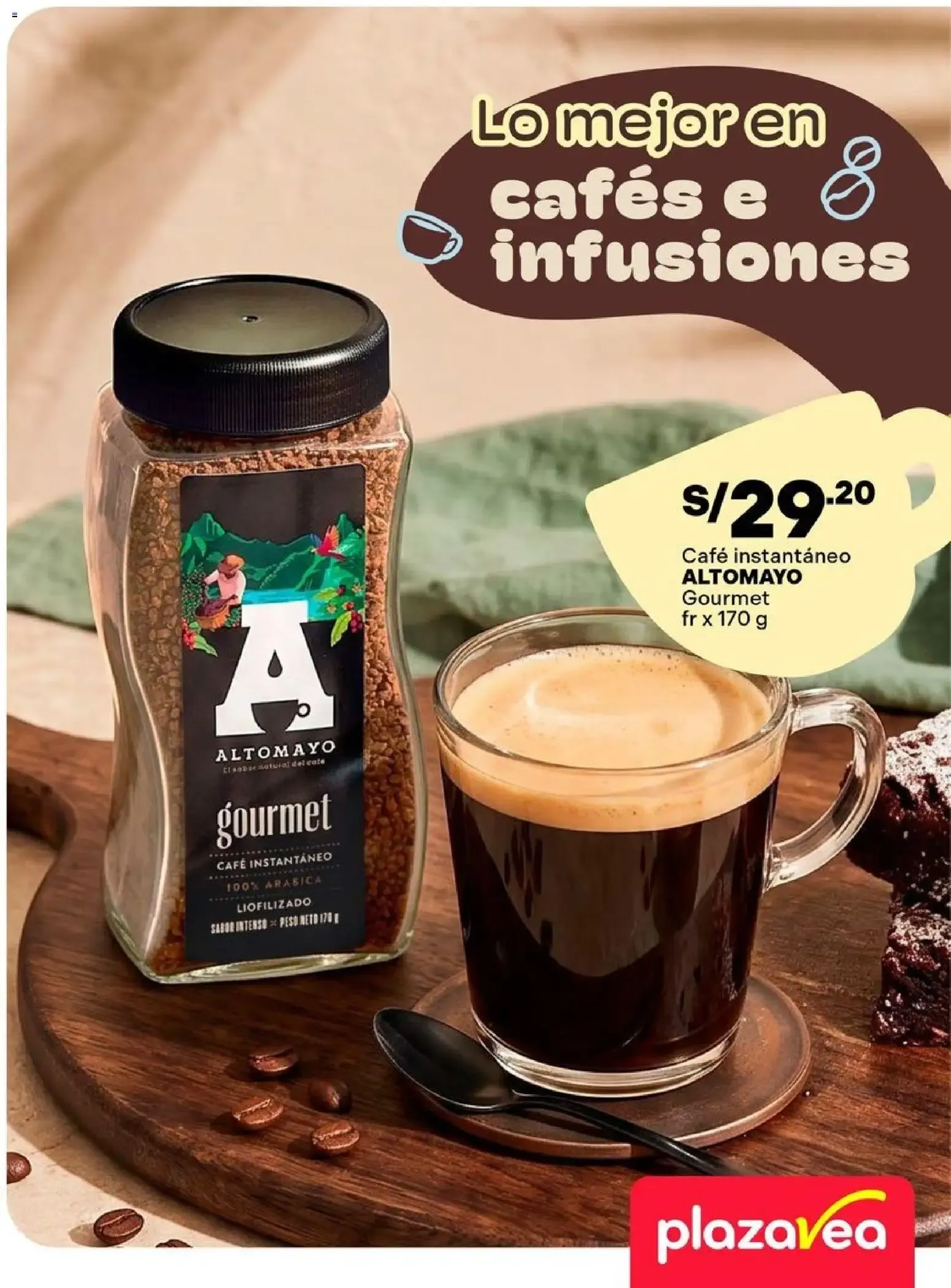 Lo mejor en cafés e infusiones (Plaza Vea)