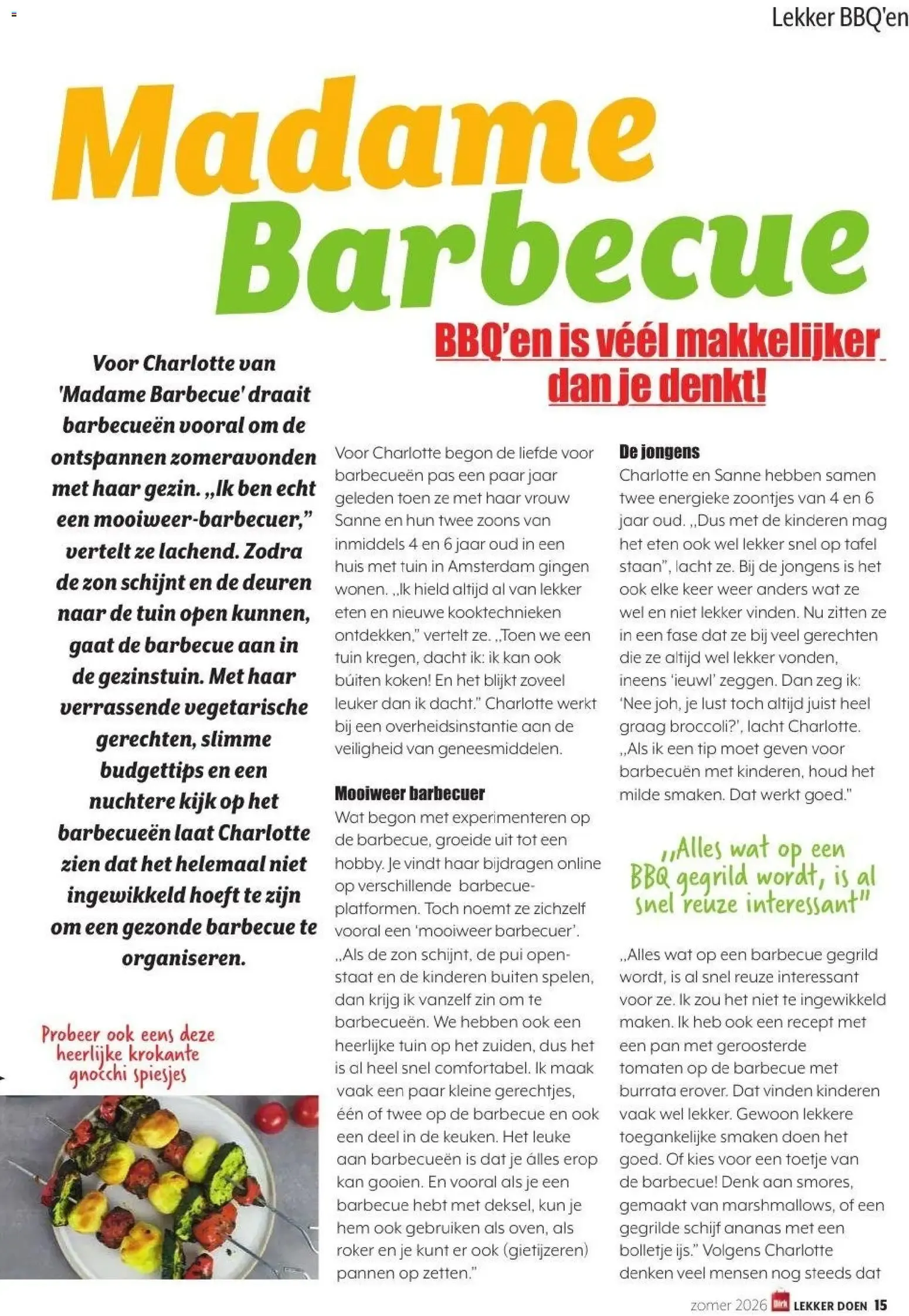 Lekker doen - Zomer 2026 van 24 juni tot 31 augustus 2026 - Folder pagina 15