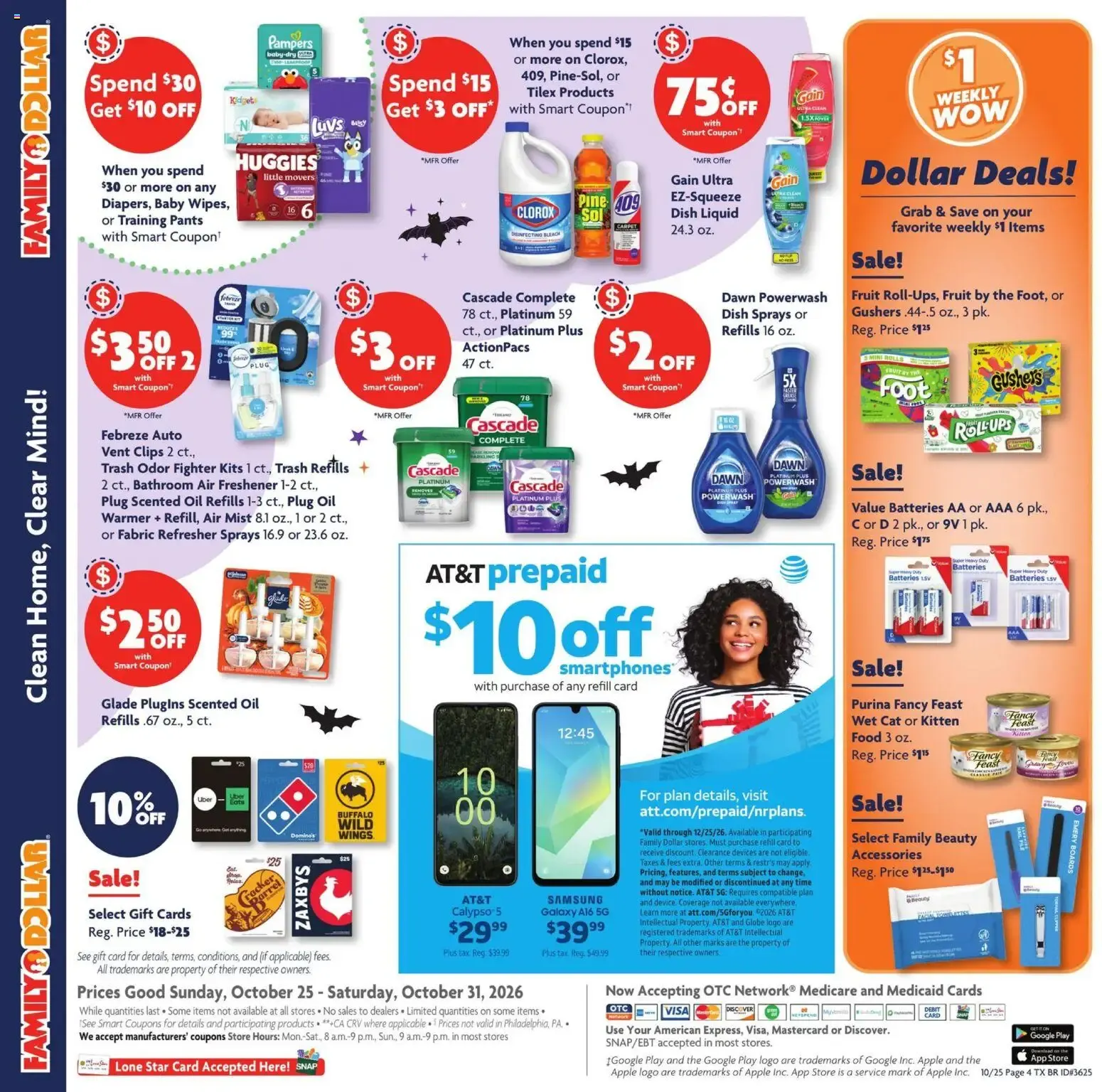 Weekly ad Family Dollar Weekly Ad (10/25 - 10/31 2026) - Flyer from October 25 to October 31 2026 - Page 10