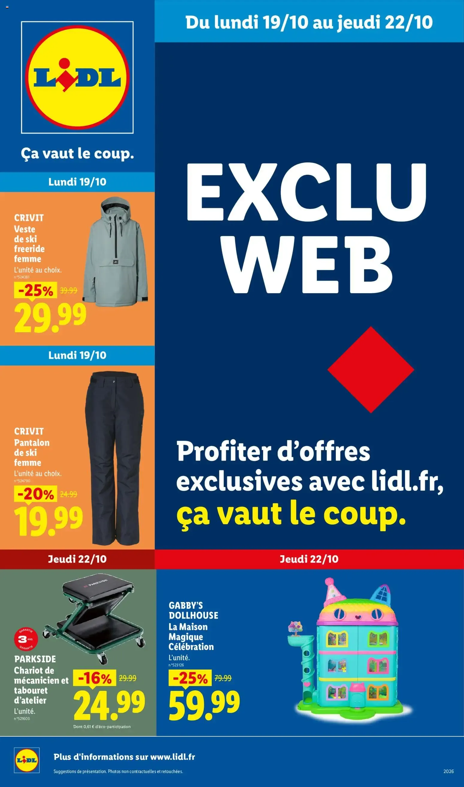 Catalogue LIDL du 19/10/2026 | Promo prospectus en ligne du 19 octobre au 22 octobre 2026 - Catalogue page 1
