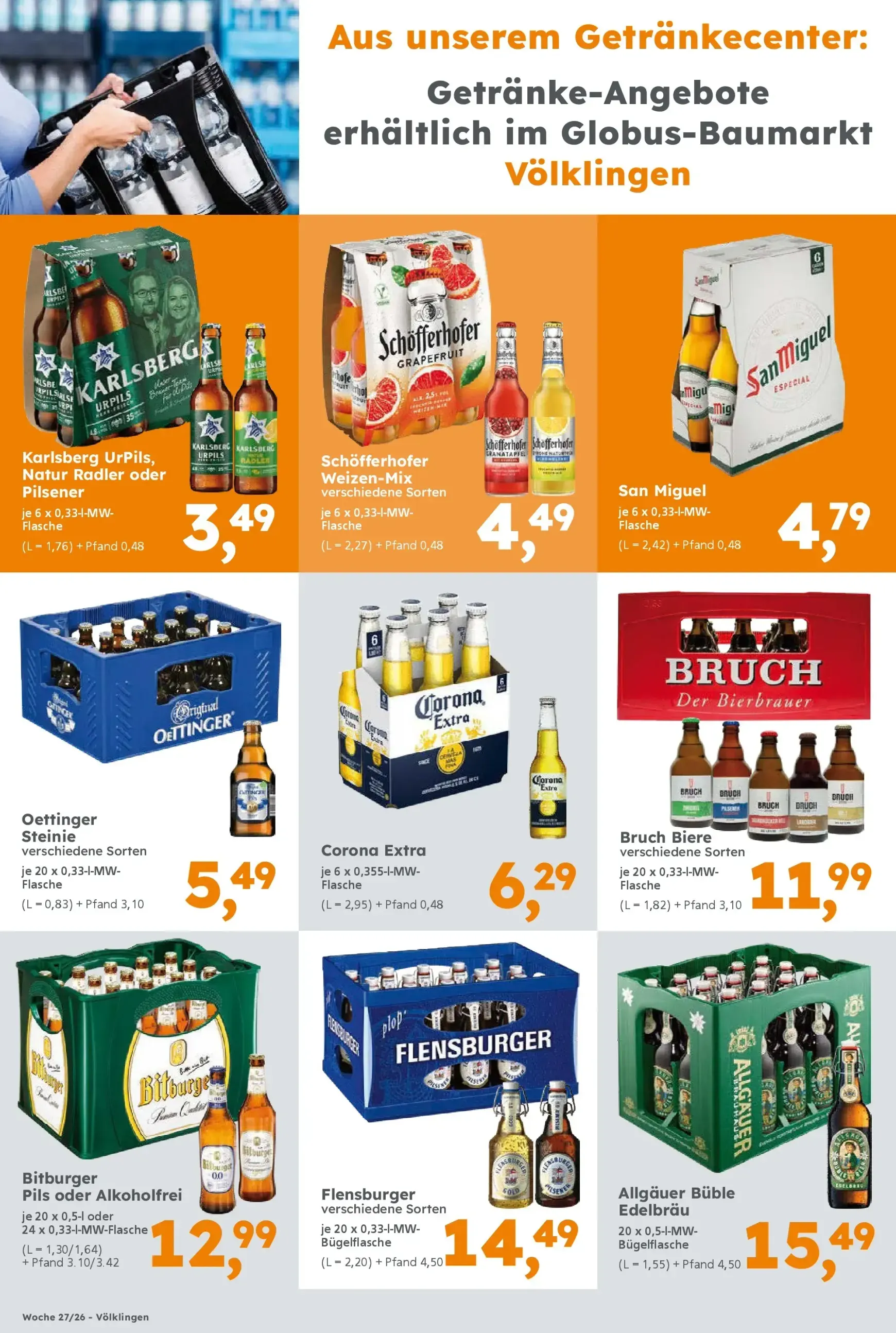 Globus Baumarkt Prospekt – von Montag 29.06.2026 bis Samstag 04.07.2026 von 29. Juni bis 4. Juli 2026 - Prospekt seite 16