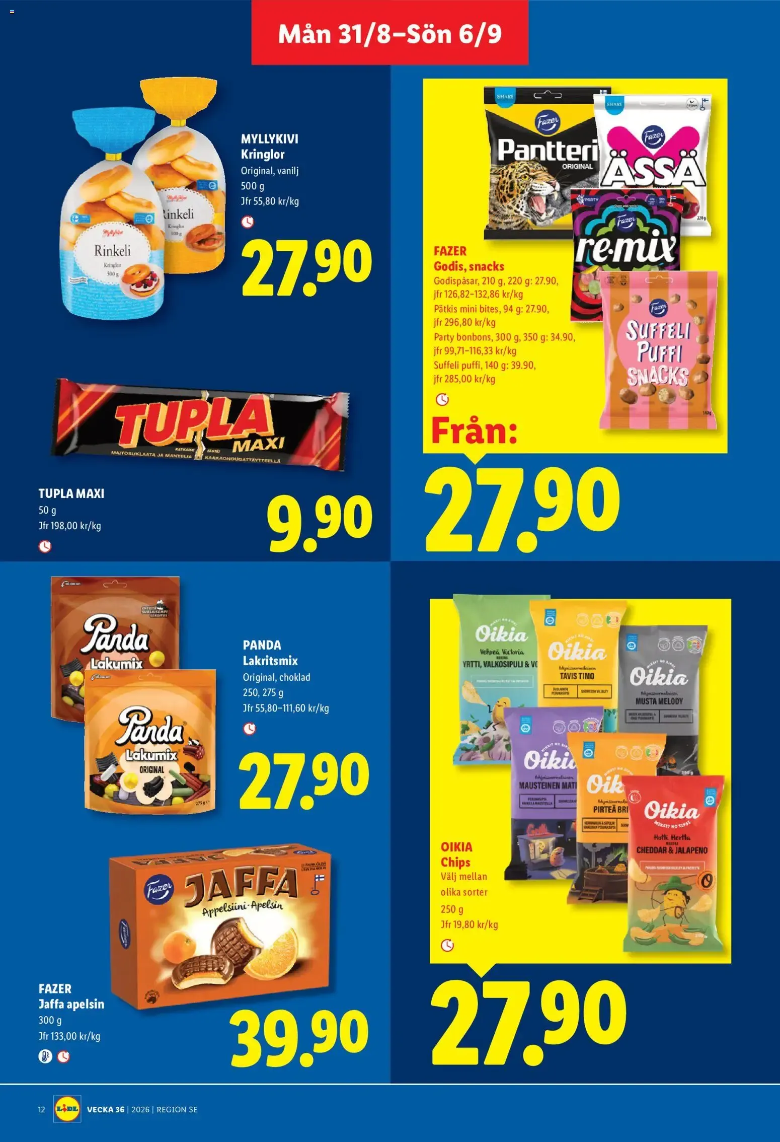Lidl: Kvalitet till röda priser. Det lönar sig. från 31 augusti till 6 september 2026 - Reklamblad sidor 14