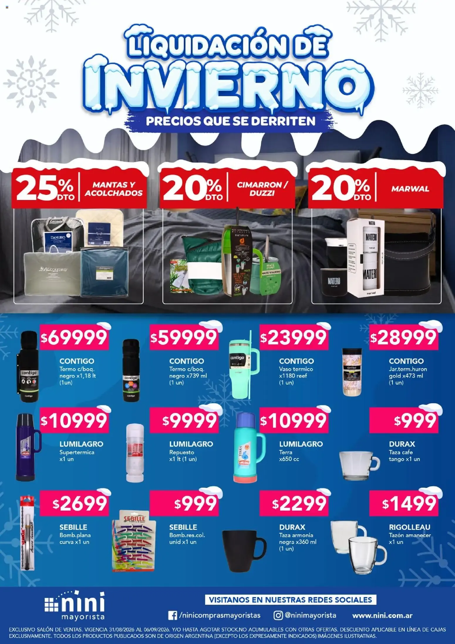 Ofertas de NINI Mayorista - Liquidación de invierno del 31/08/2026 - 06/09/2026 31 de agosto al 6 de septiembre 2026 - Página 2 del catálogo