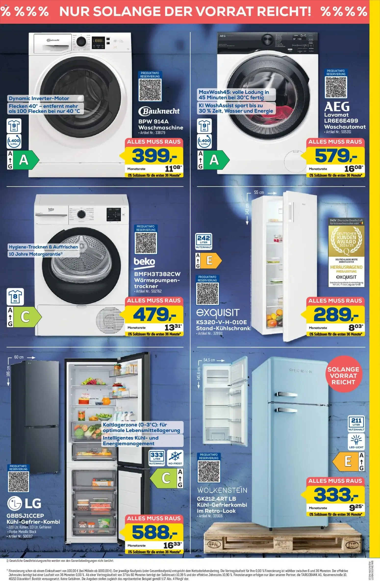 INVENTUR-RÄUMUNG. Euronics Berlet. von 3. September bis 9. September 2026 - Prospekt seite 5
