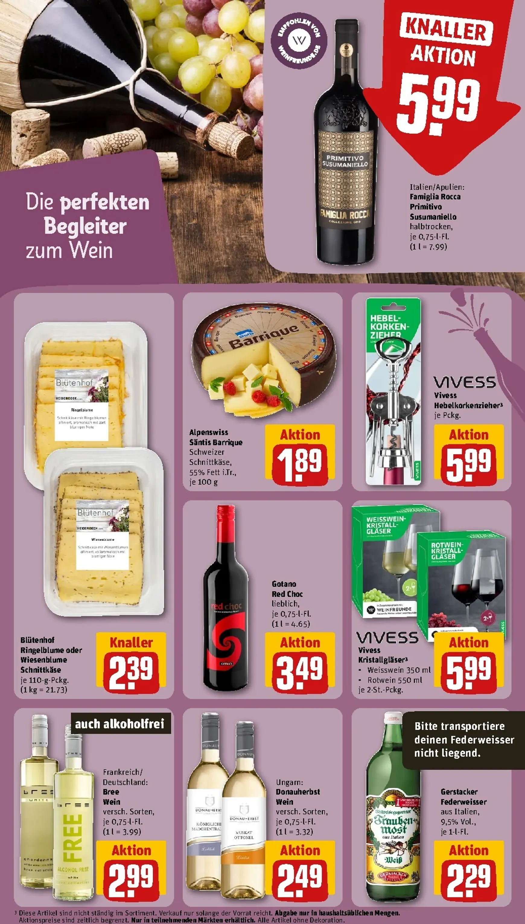 Rewe Prospekt – von Montag 31.08.2026 bis Samstag 05.09.2026 von 31. August bis 5. September 2026 - Prospekt seite 19