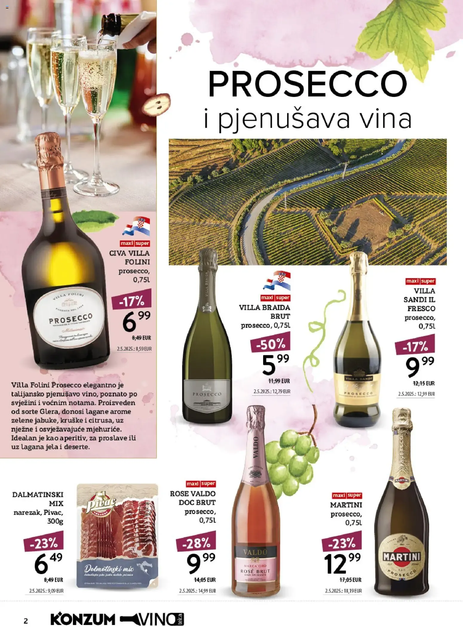 Katalog Konzum Katalog Vino od 12. listopada do 25. listopada 2026. - Pregled Stranica 2