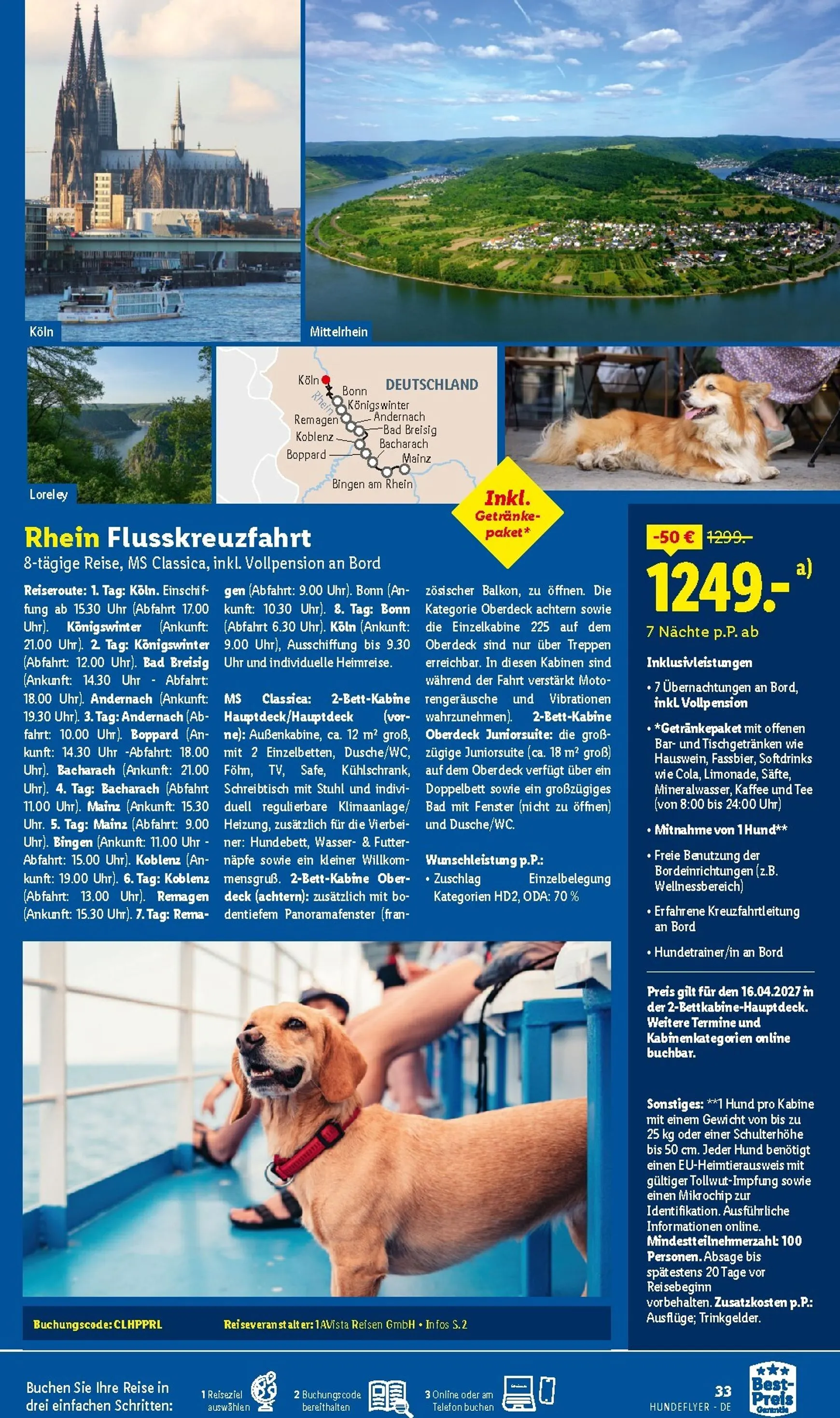 Urlaub mit Wau-Effekt lohnt sich. Lidl Reisen & Experiences von 29. Juli bis 31. Dezember 2026 - Prospekt seite 33