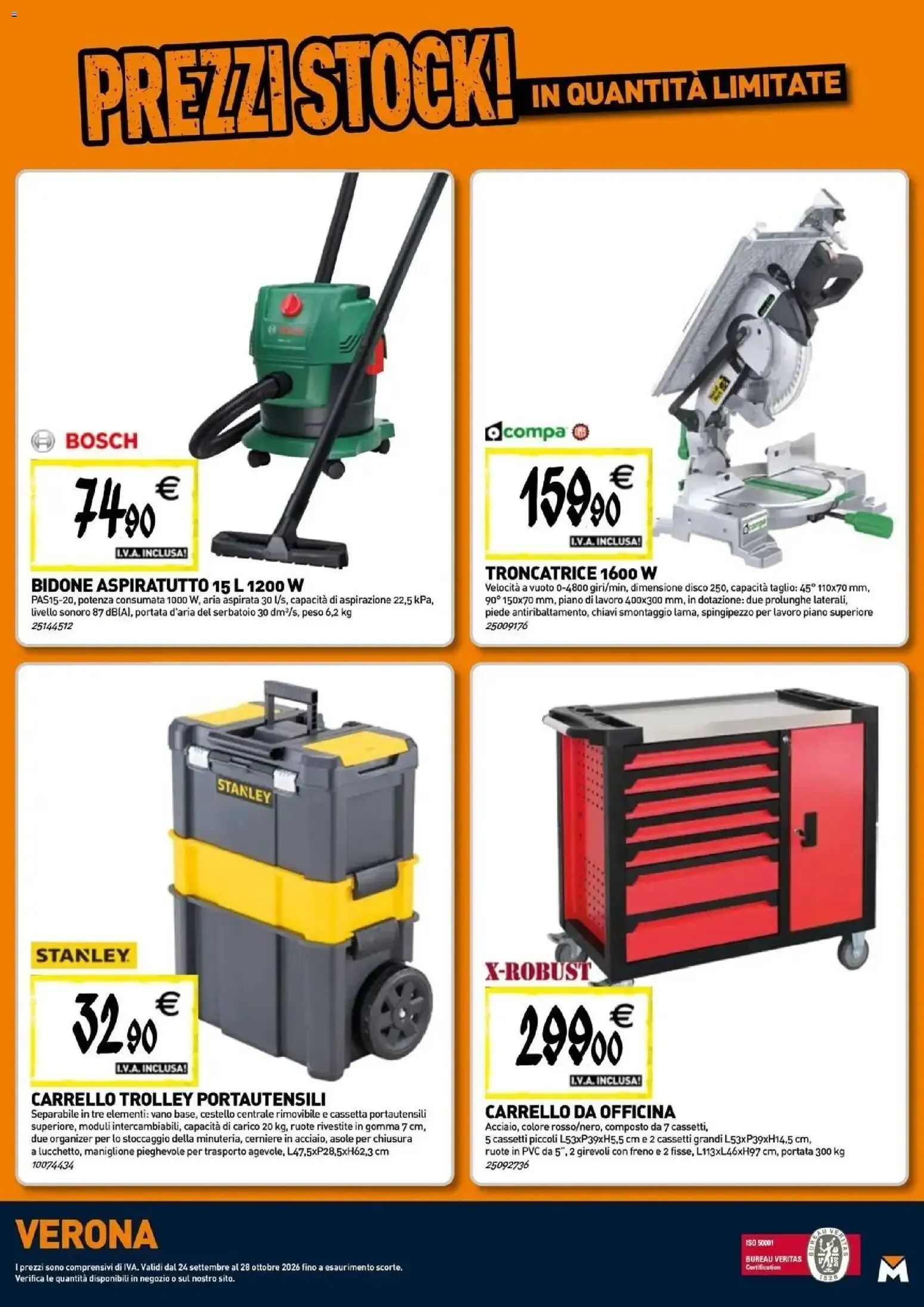 TECNOMAT - Straordinari Prezzi Stock! da 24 settembre a 28 ottobre di 2026 - Pagina del volantino 22