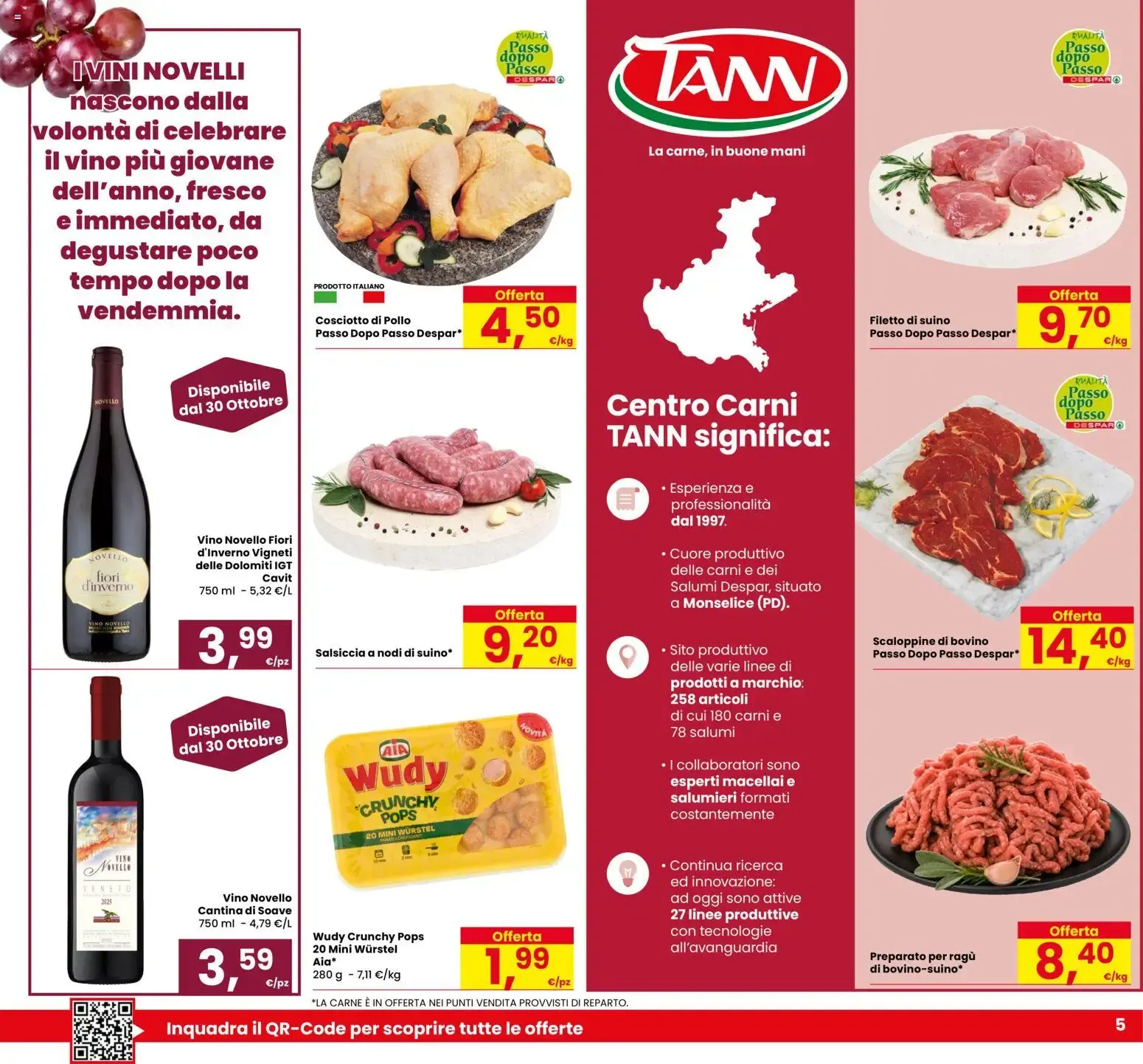 Eurospar volantino dal 29/10/2026 - online Offerte da 29 ottobre a 11 novembre di 2026 - Pagina del volantino 5