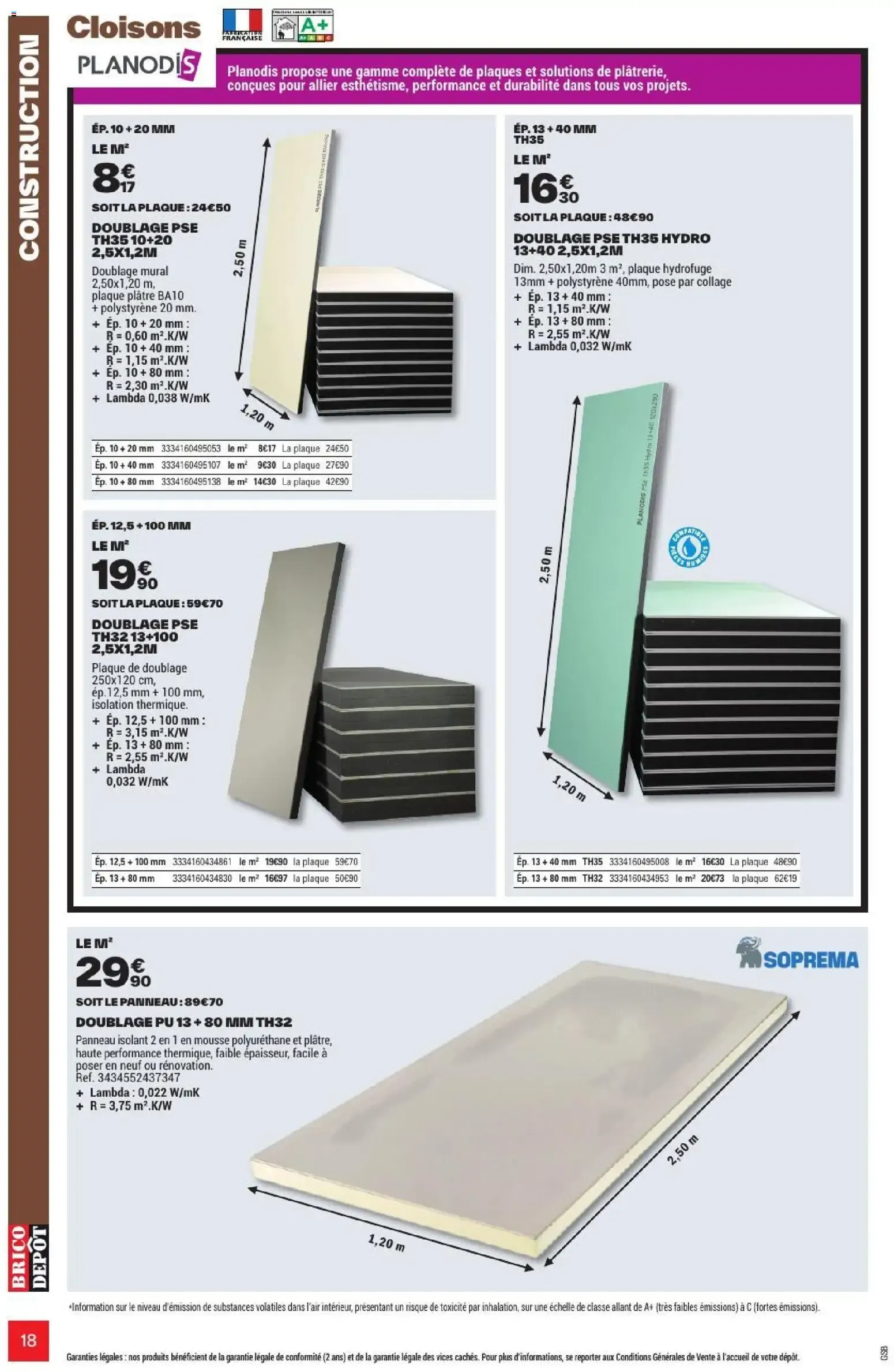 L'OFFICIEL DU BRICOLAGE - Automne du 17 septembre au 1 octobre 2026 - Catalogue page 18