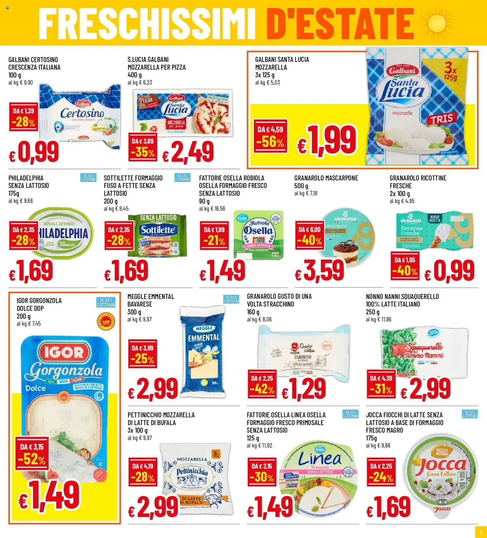 Famila Freschissimi d'Estate da 30 luglio a 9 agosto di 2026 - Pagina del volantino 3