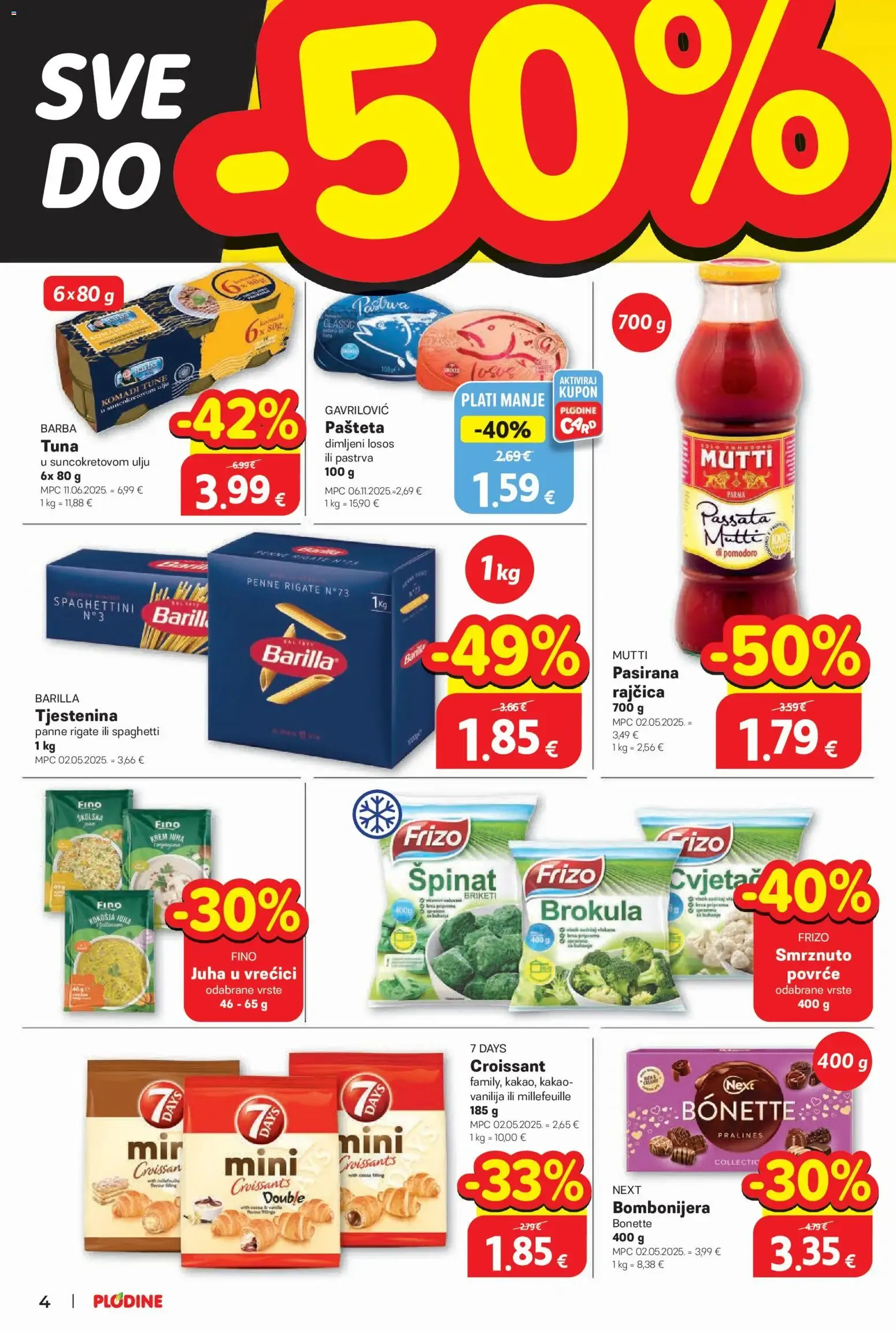 Katalog Plodine Katalog novi od 23.09.2026 na listanje > letak digitalni od 23. rujna do 29. rujna 2026. - Pregled Stranica 4