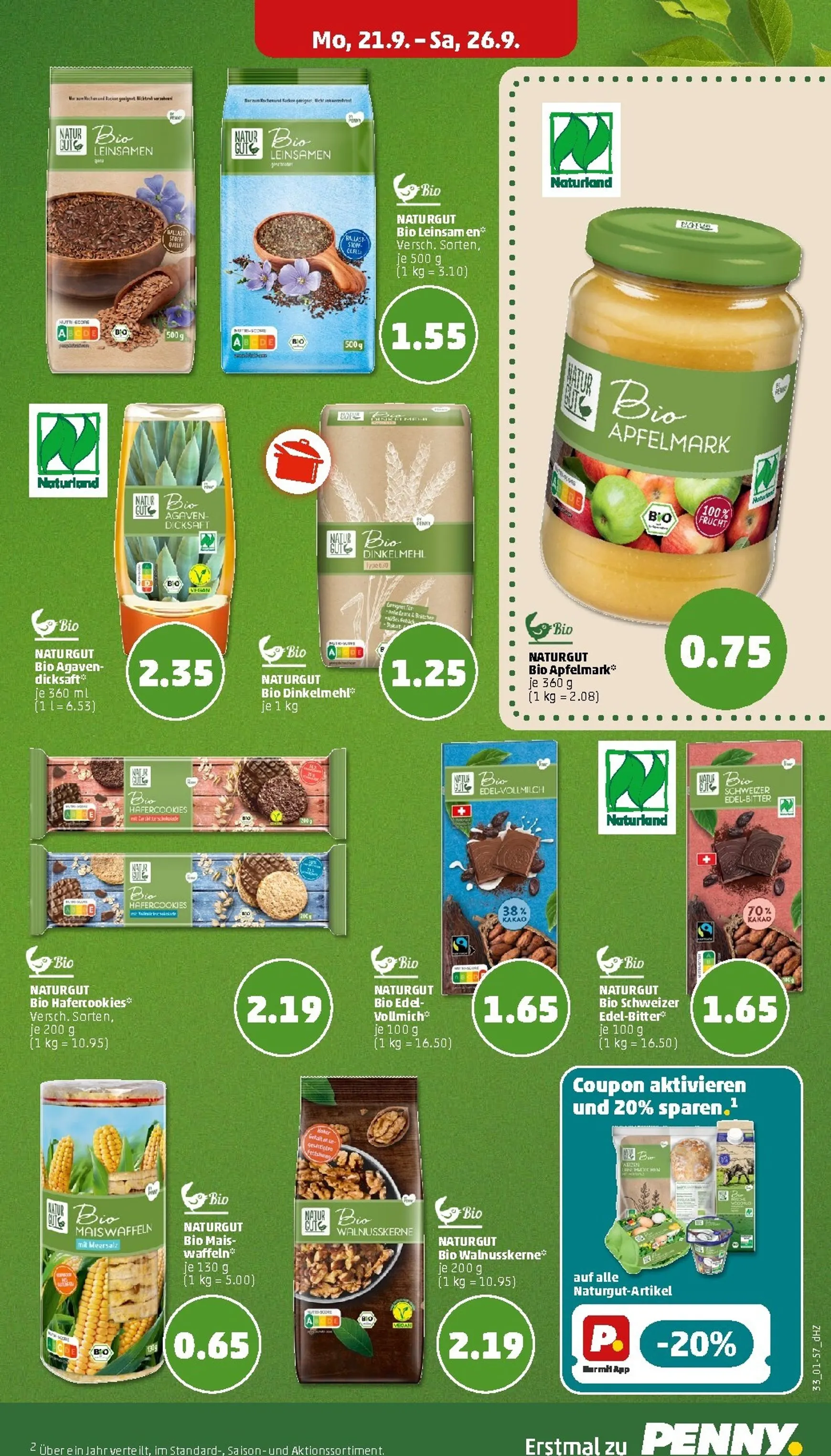 PENNY Prospekt nächste Woche – von Montag 21.09.2026 bis Samstag 26.09.2026 von 21. September bis 26. September 2026 - Prospekt seite 13