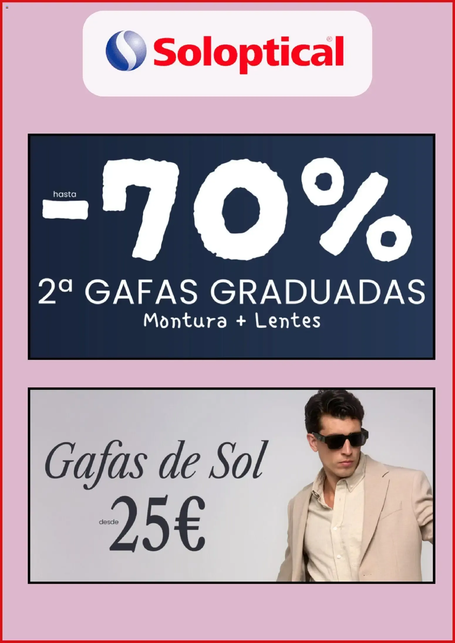Catálogo de Soloptical: Ofertas en Gafas 15 de septiembre al 15 de octubre 2026 - Página 1