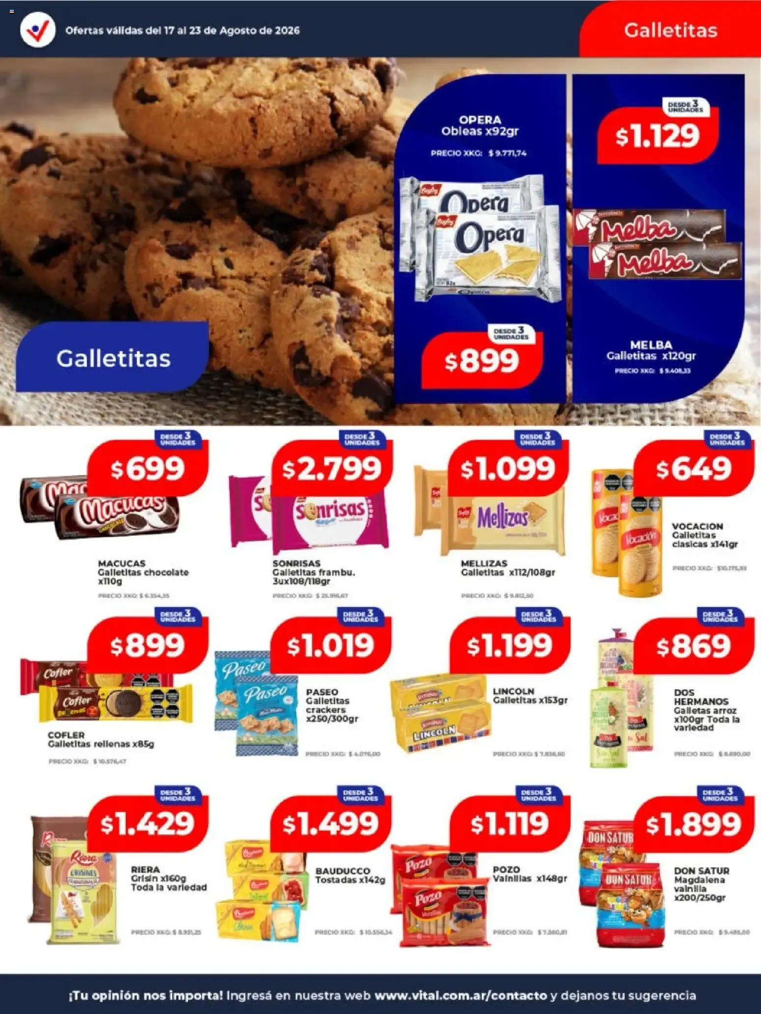 Ofertas de Vital - Ofertas || del 17/08/2026 - 23/08/2026 || Catálogo 17 de agosto al 23 de agosto 2026 - Página 26 del catálogo