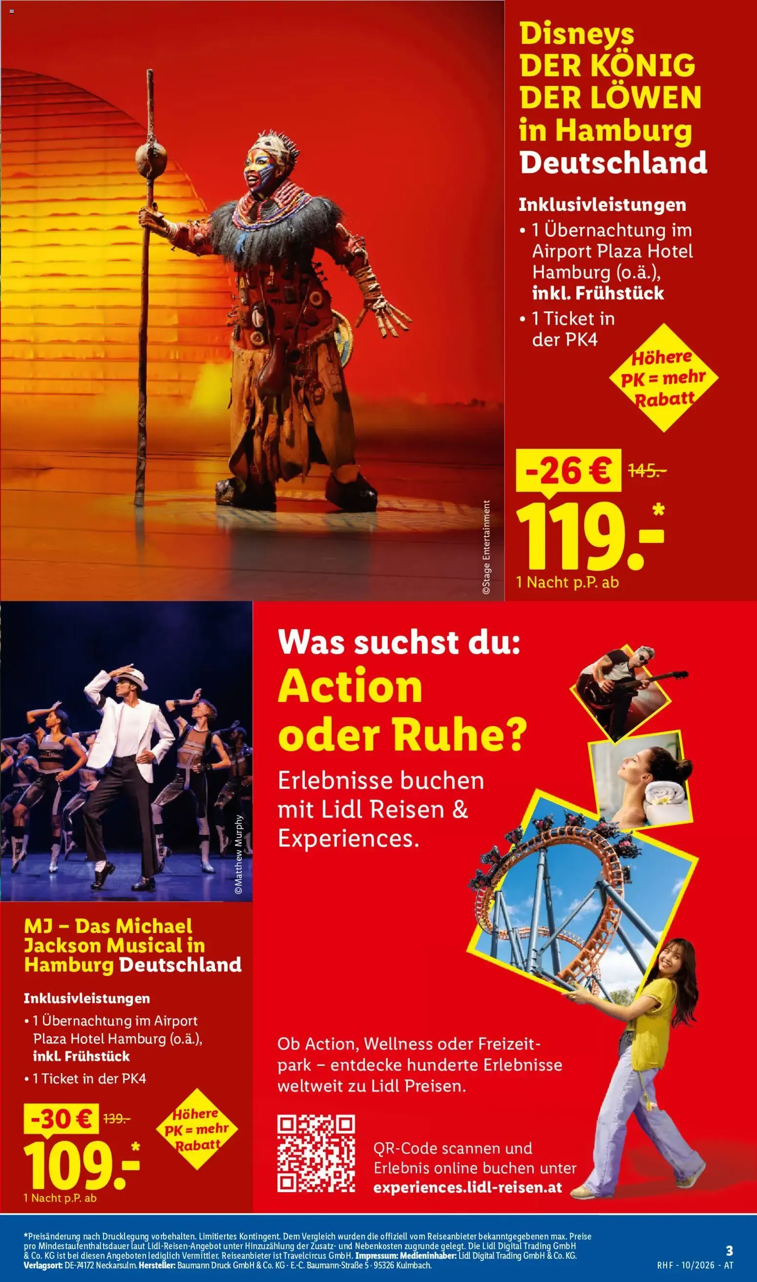 Lidl Reisen: Buchbar vom 30.09. bis 31.10.2026 von 30. September bis 31. Oktober 2026 - Flugblätt seite  3